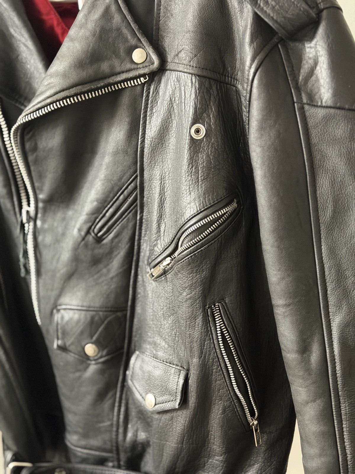 Balenciaga FW22 Lost Tape Upcycled Leather Jacket Size US M / EU 48-50 / 2 - 6 Thumbnail