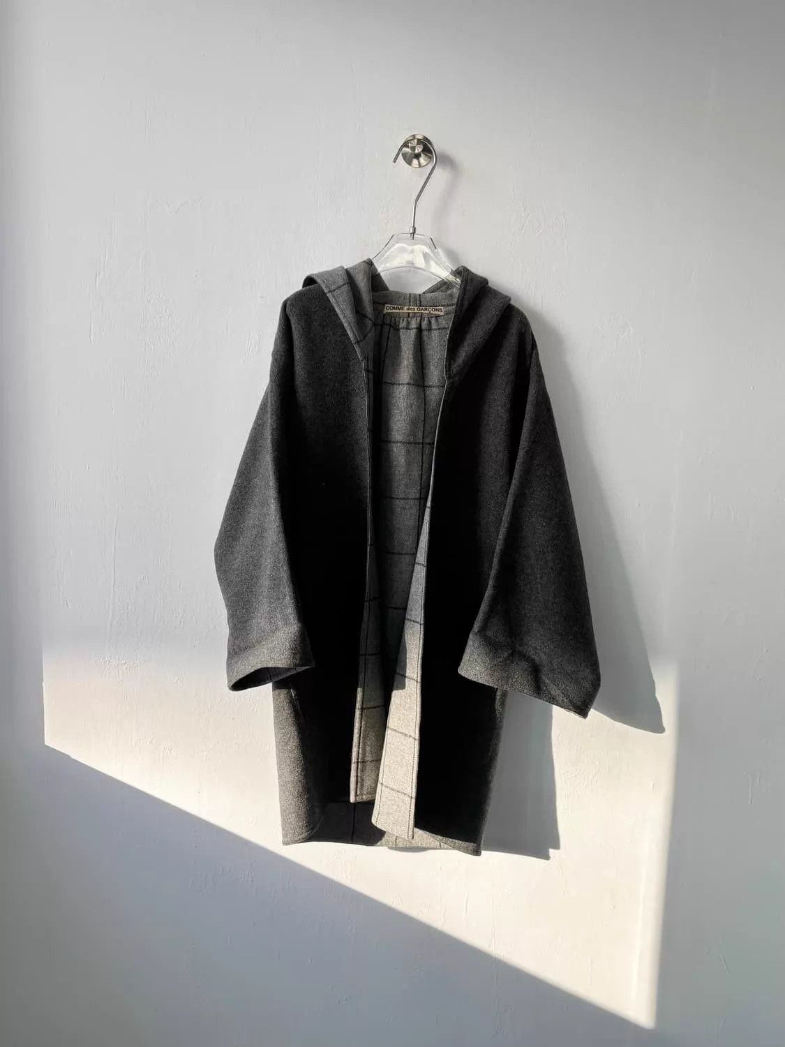 Comme des Garcons CDG 80s Vintage Archive Wool Overcoat Unisex Size ONE SIZE - 6 Thumbnail