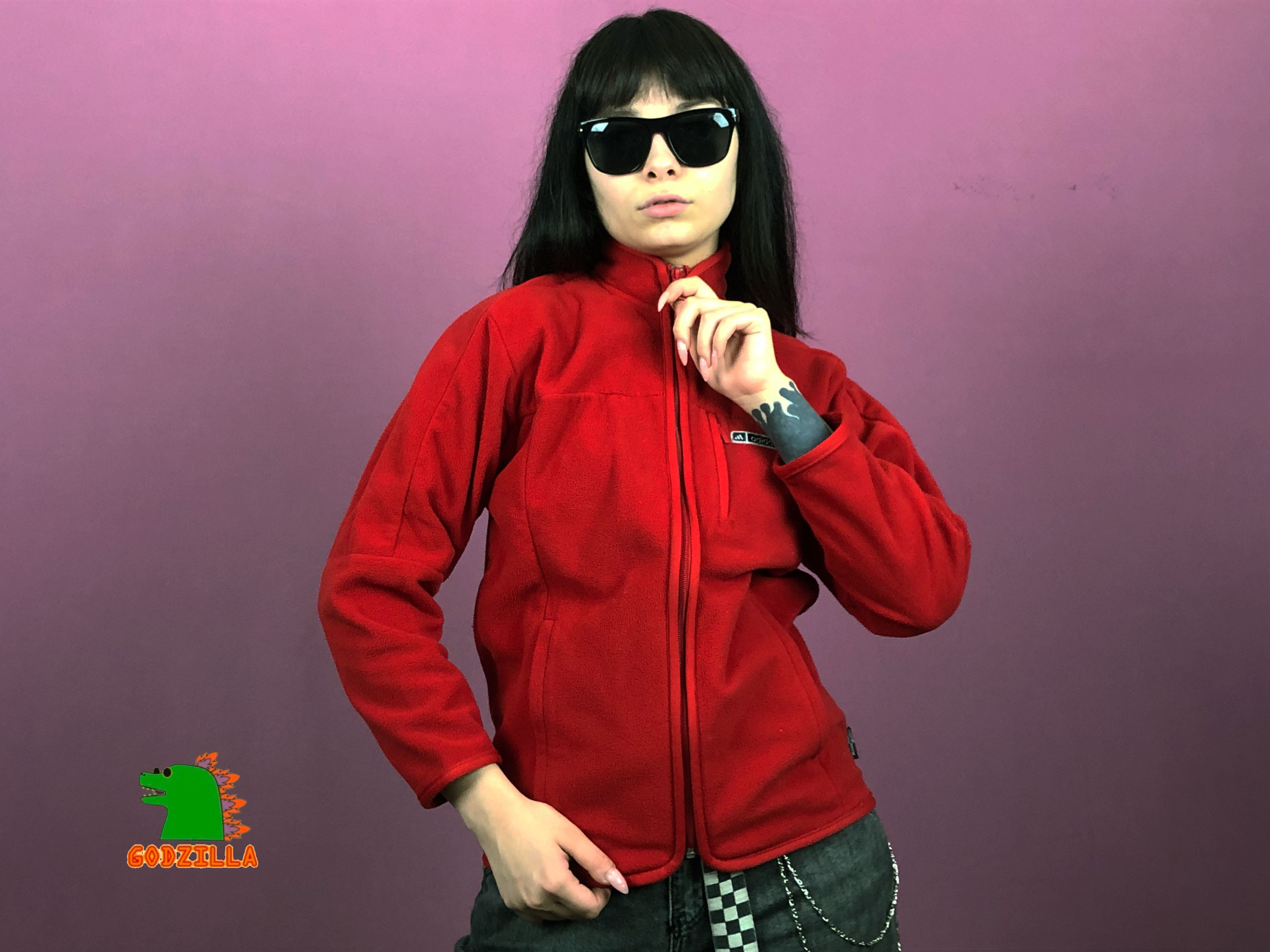 Adidas × Vintage Adidas Vintage Women's Full Zip Fleece Sweater - XS Size XS / US 0-2 / IT 36-38 - 1 Thumbnail