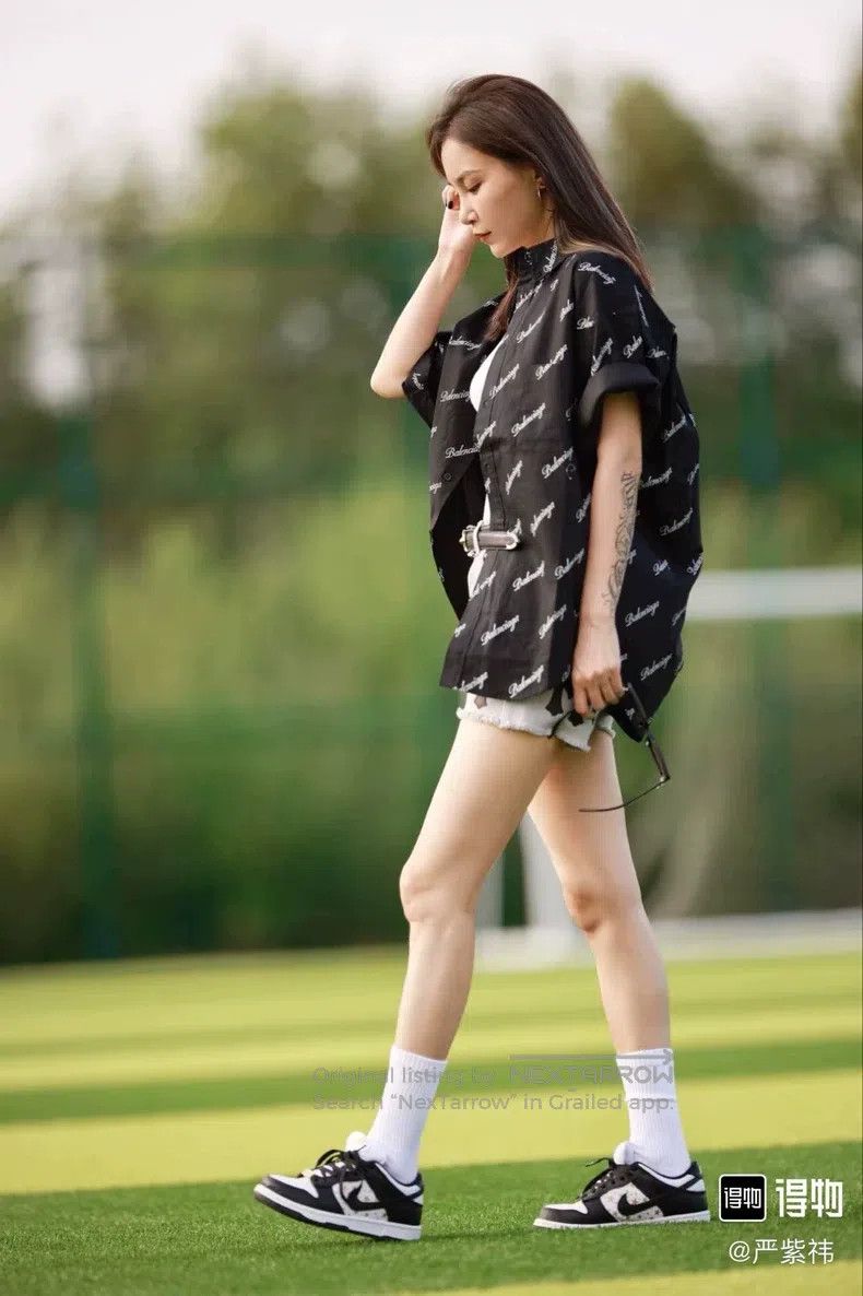 Balenciaga Balenciaga Black and White Fully Printed Short-Sleeve T-Sh Size XXS / US 00 / IT 34 - 7 Thumbnail