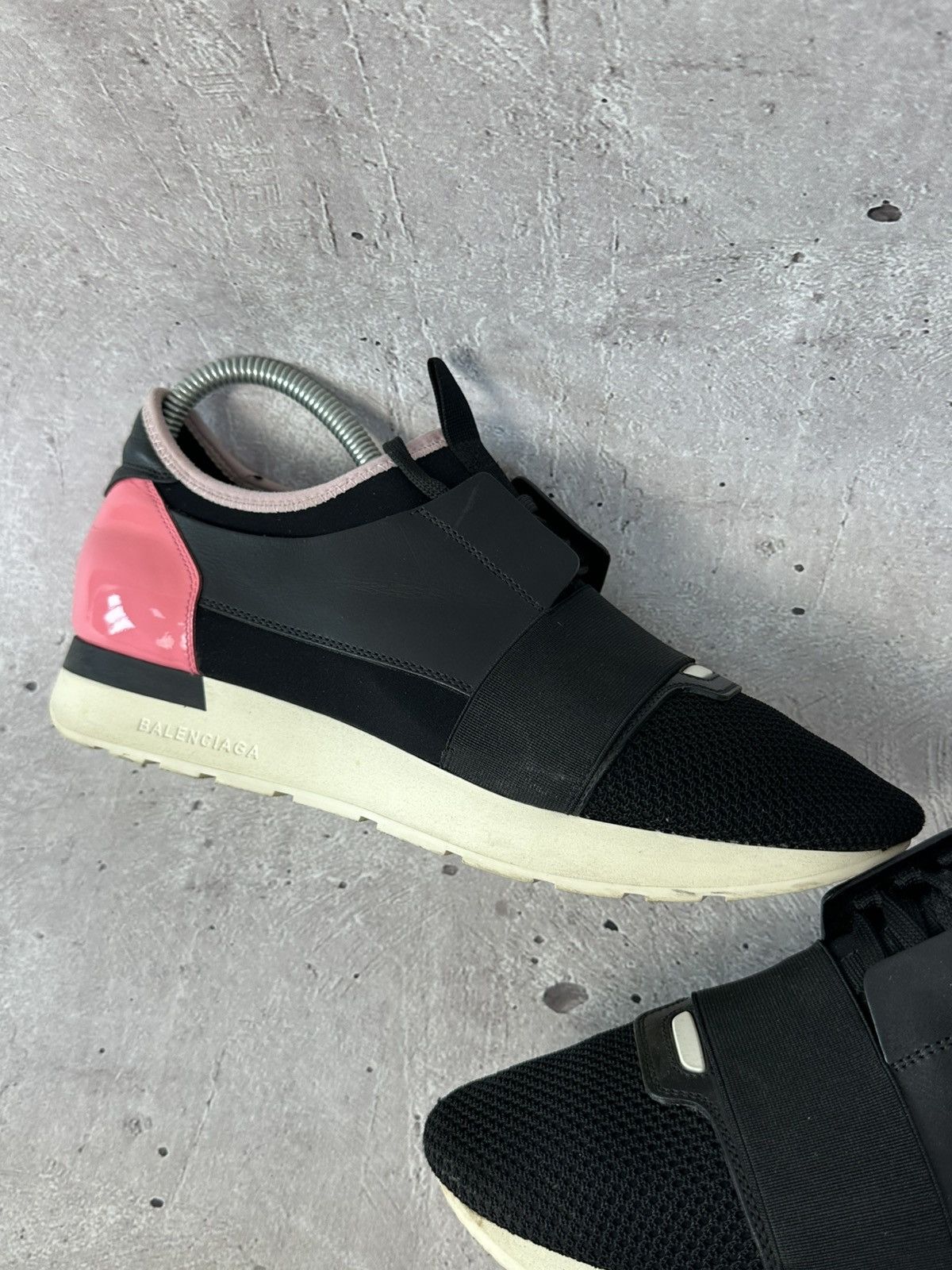 Balenciaga Balenciaga Race Runner Leather Mesh Women’s Sneaker Size US 10 / IT 40 - 6 Thumbnail