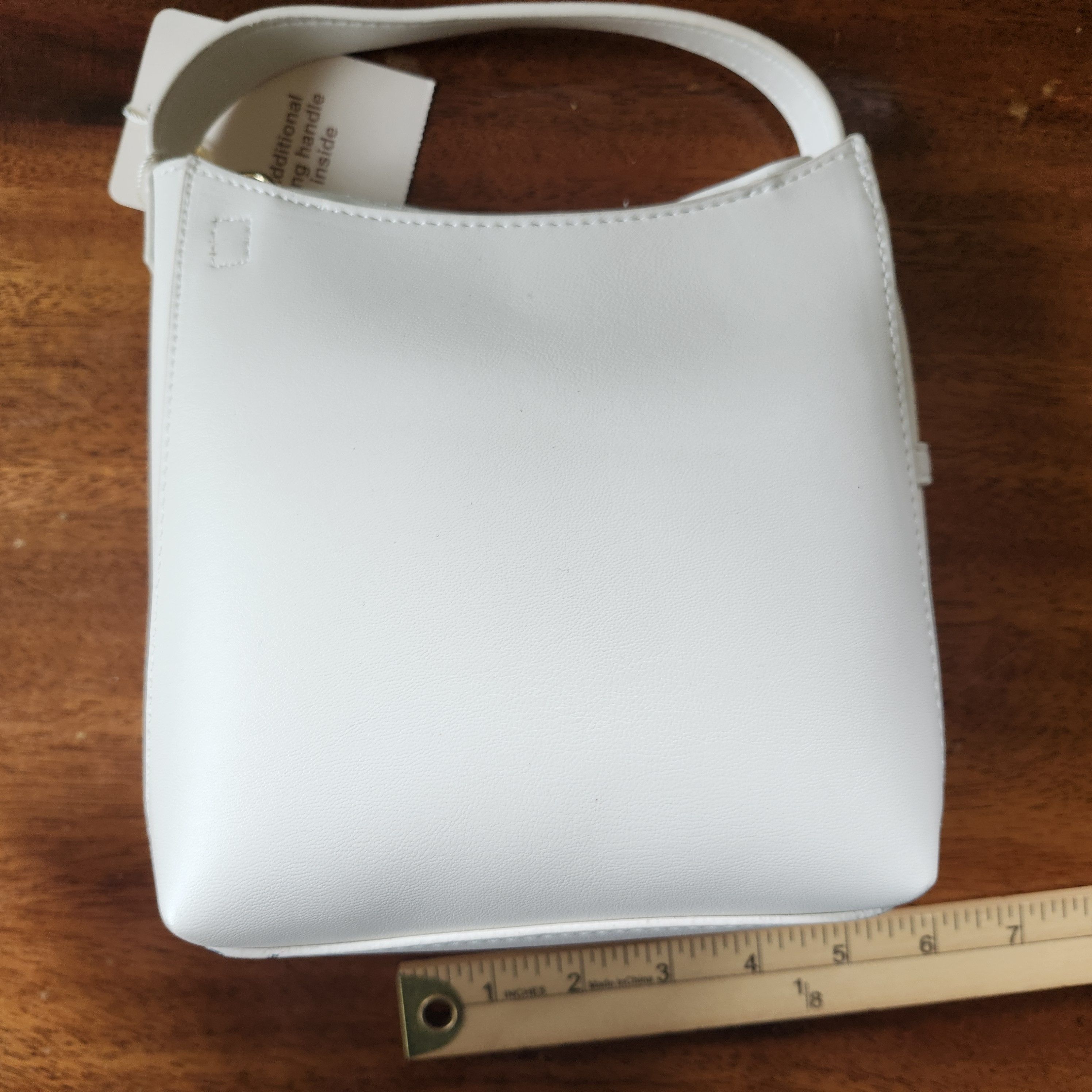 Primark Primark White Faux Leather Handbag Shoulder Crossbody NWTs Size ONE SIZE - 3 Thumbnail