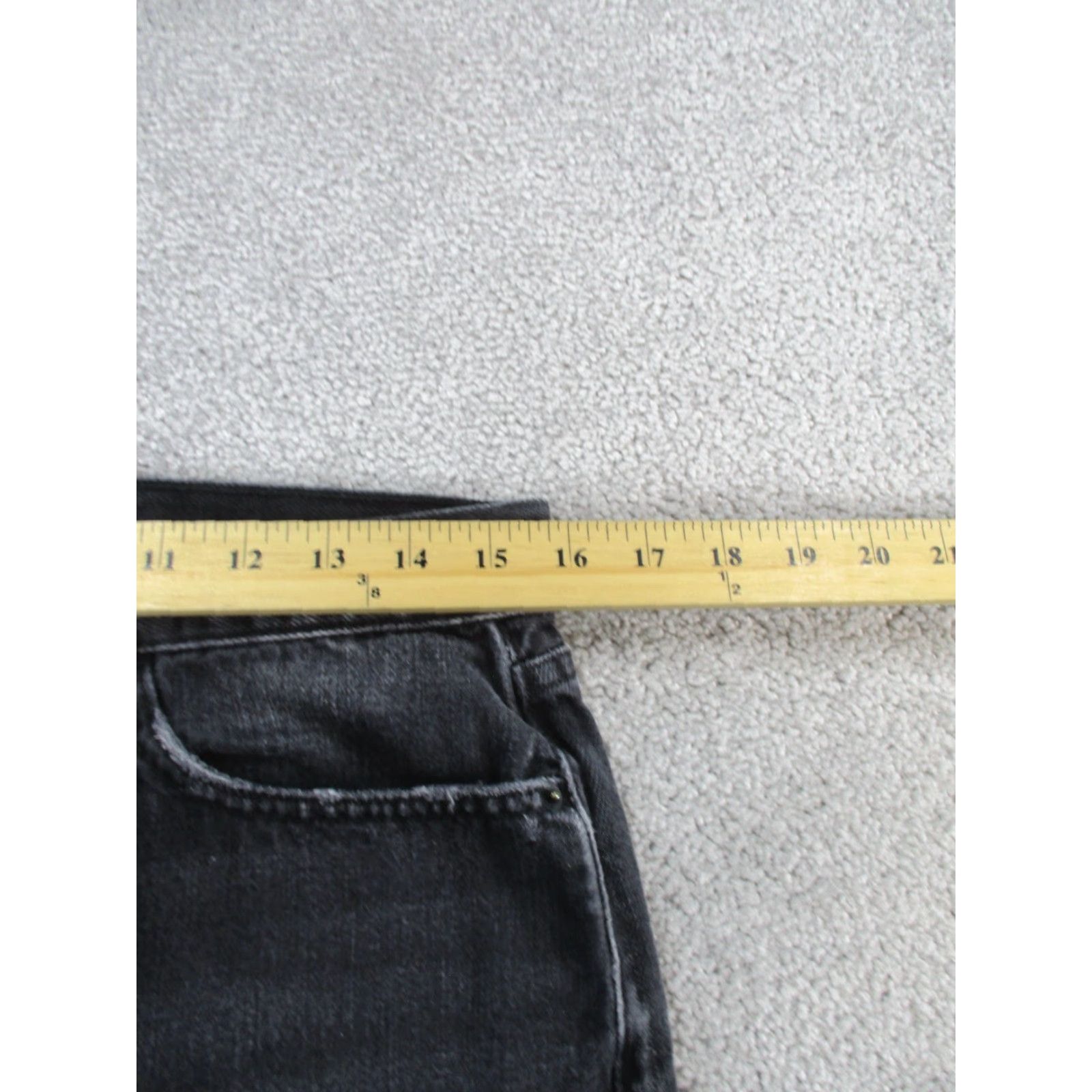 Frame FRAME Skirt Womens 29 Gray Denim Mini Cotton Size 29" - 6 Thumbnail