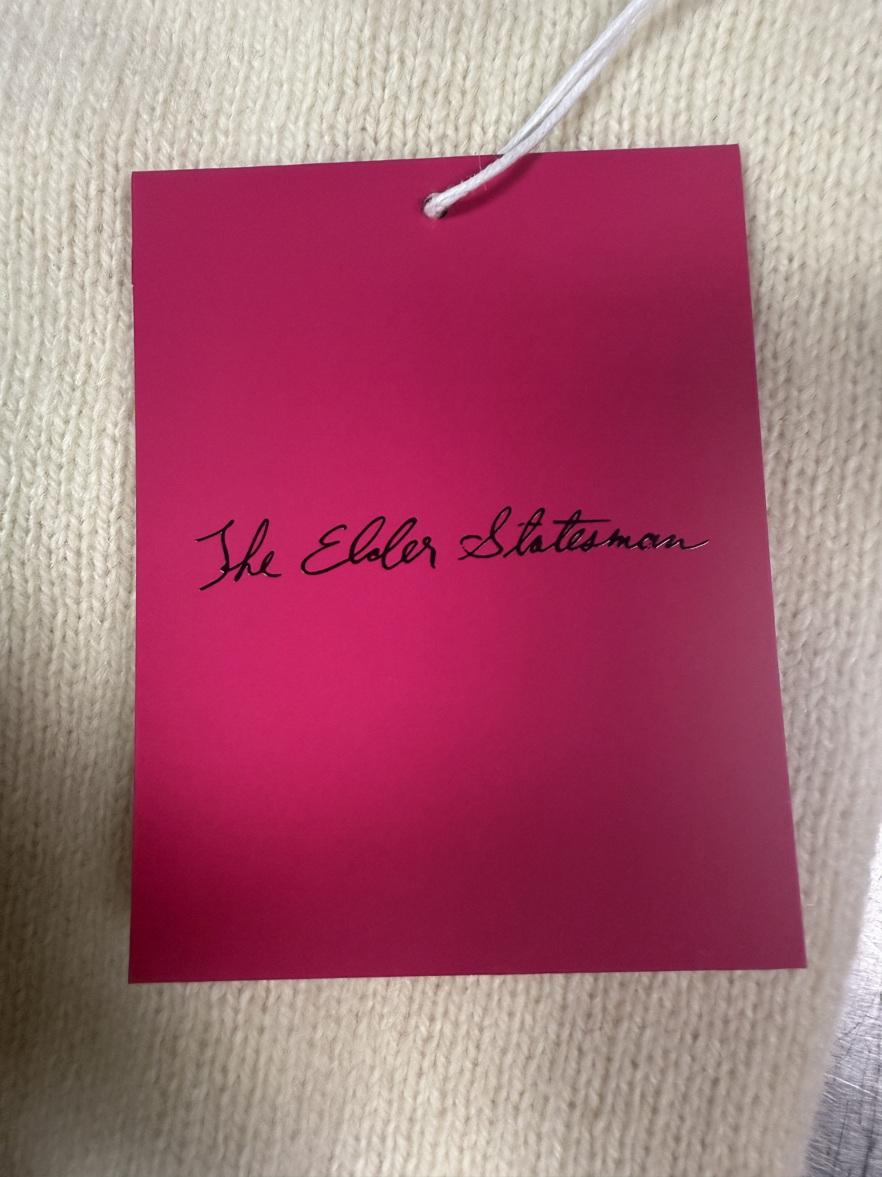 The Elder Statesman $1050 The Elder Statesman Simple Crew Cashmere Sweater Size XS / US 0-2 / IT 36-38 - 11 Thumbnail