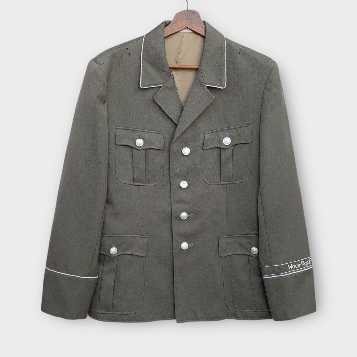 Vintage Vintage 1960s EAST German Uniform Military SG 48 Jacket Size US M / EU 48-50 / 2 - 1 Thumbnail