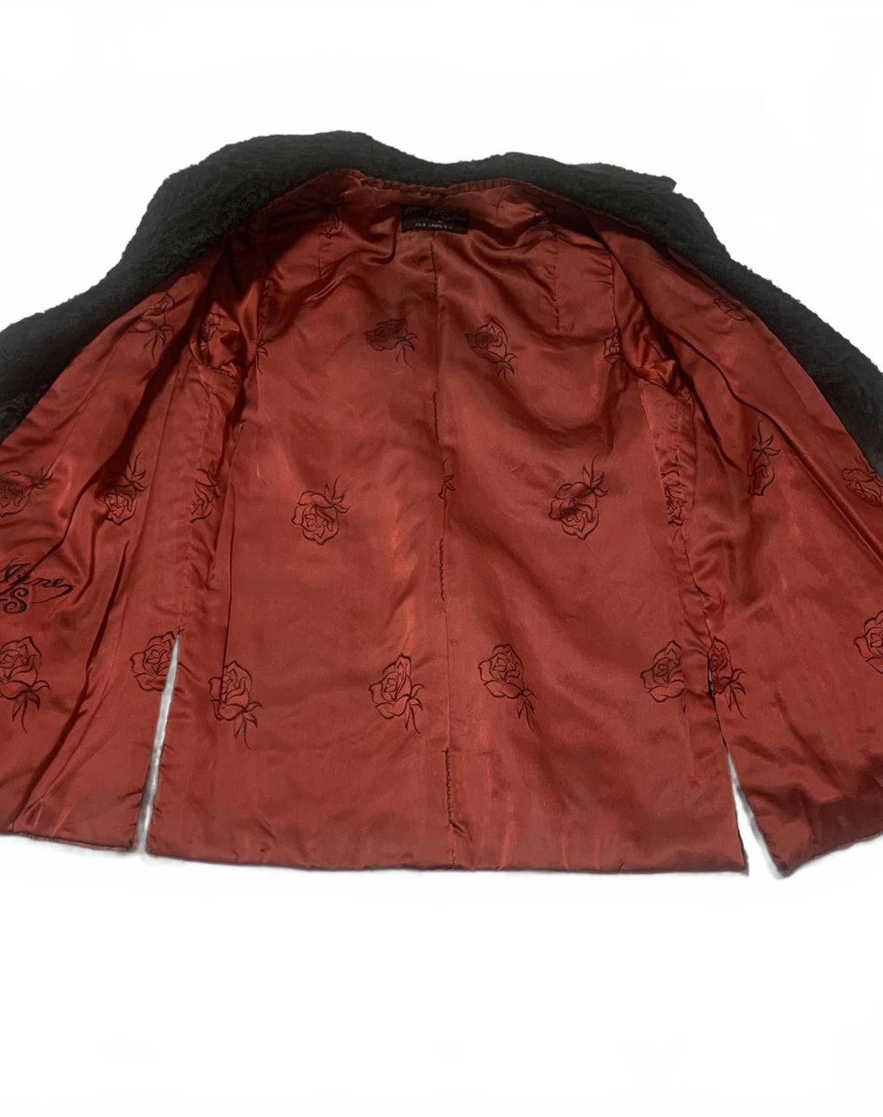 Other VTG Persian Lamb Mink Fur Coat Henri's Fur Salon NJ Size M / US 6-8 / IT 42-44 - 6 Thumbnail