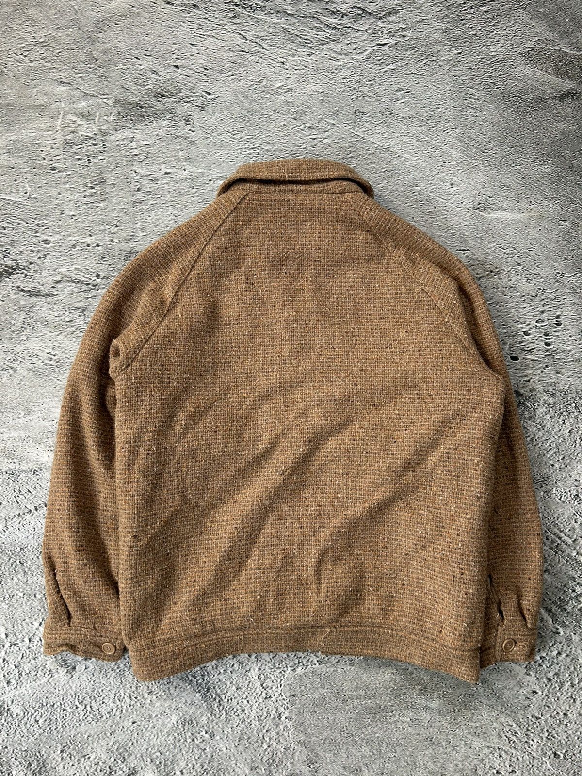 Other Italian true vintage wool jacket brown 60s Size US L / EU 52-54 / 3 - 5 Thumbnail
