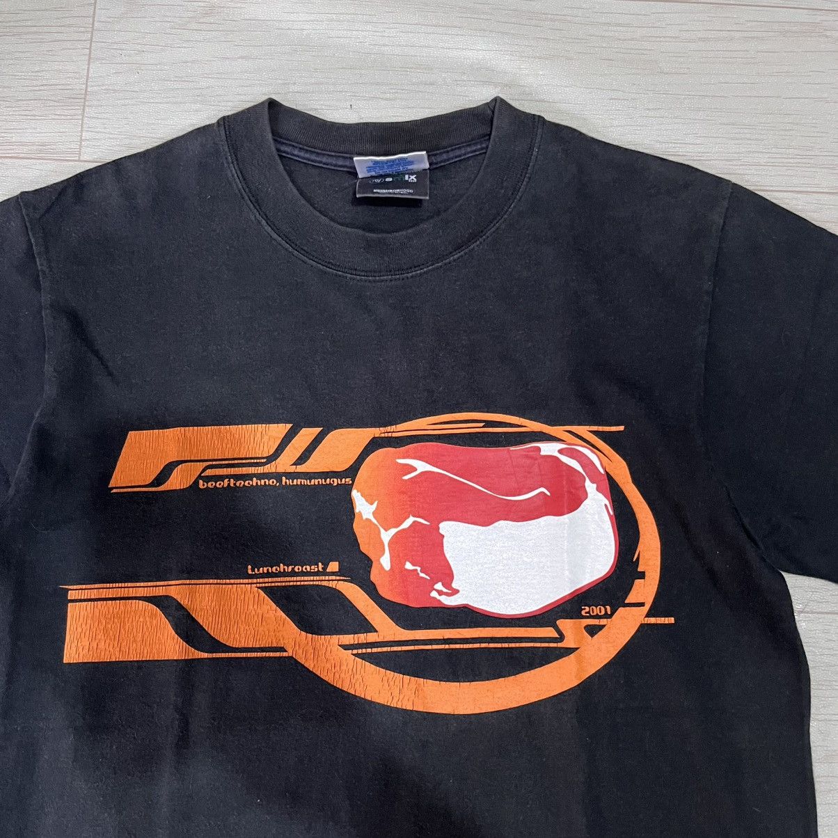Subware 2000s mad hectic tee “beeftechno humunugus” Size US M / EU 48-50 / 2 - 2 Thumbnail