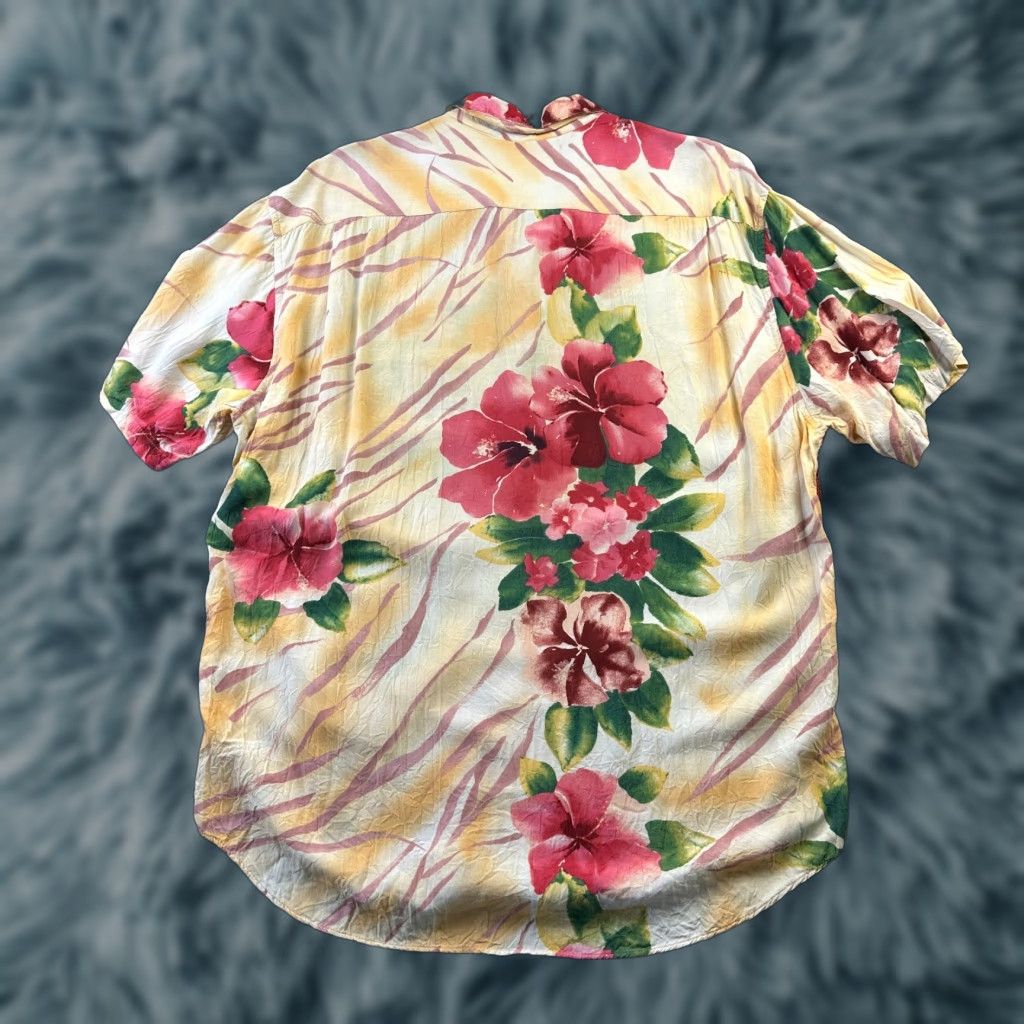 Jams World VINTAGE Jams World Shirt Mens Medium Hibiscus Button Up Hawaiian Size US M / EU 48-50 / 2 - 1 Thumbnail