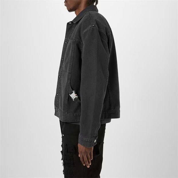 1017 ALYX 9SM o1g2r1mq0824 Buckle Denim Jackets in Washed Black Size US S / EU 44-46 / 1 - 4 Thumbnail