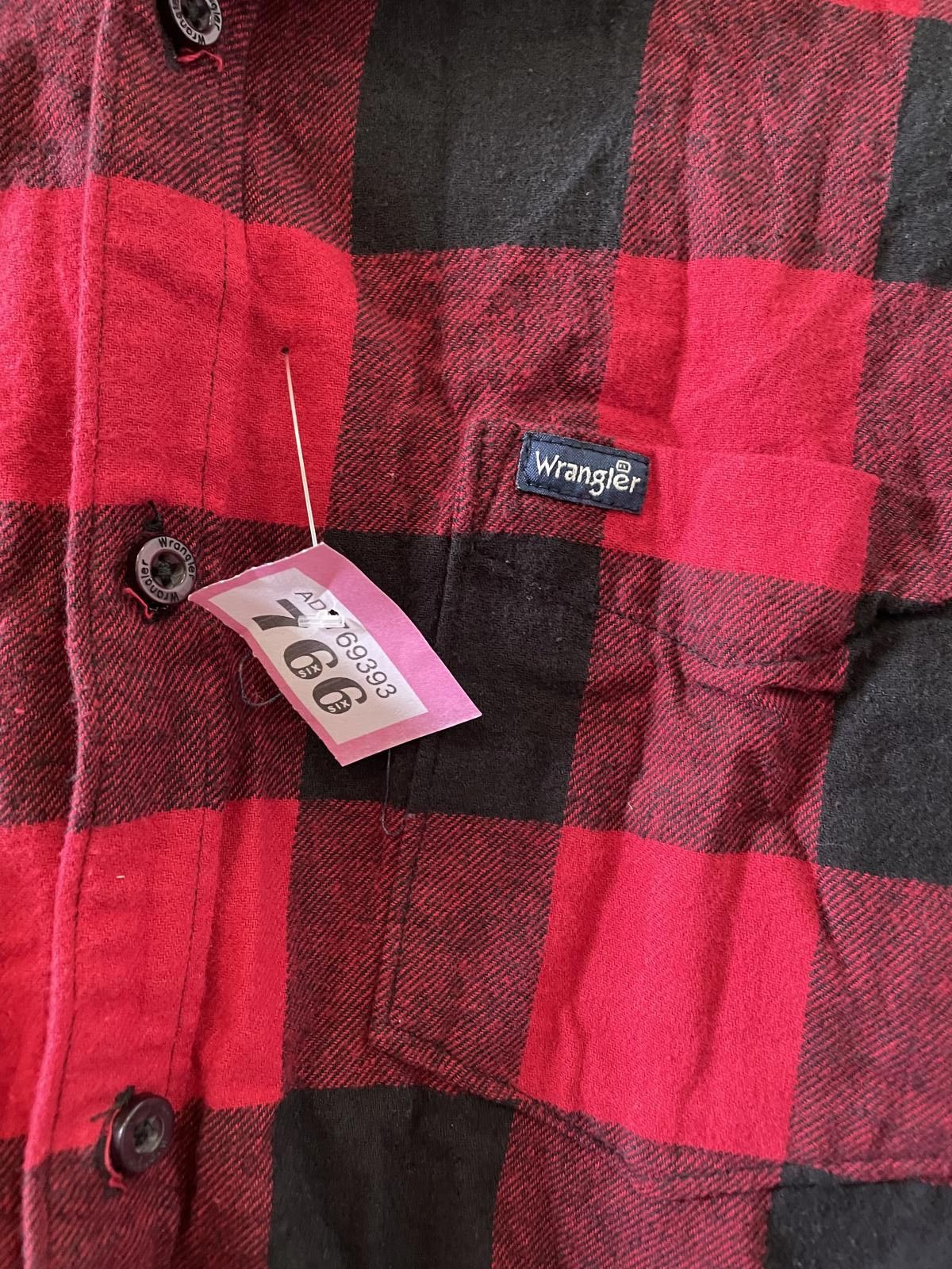 Wrangler Wrangler Slim Fit XXL Red and Black Plaid Men's Casual Shirt Size US XXL / EU 58 / 5 - 2 Thumbnail