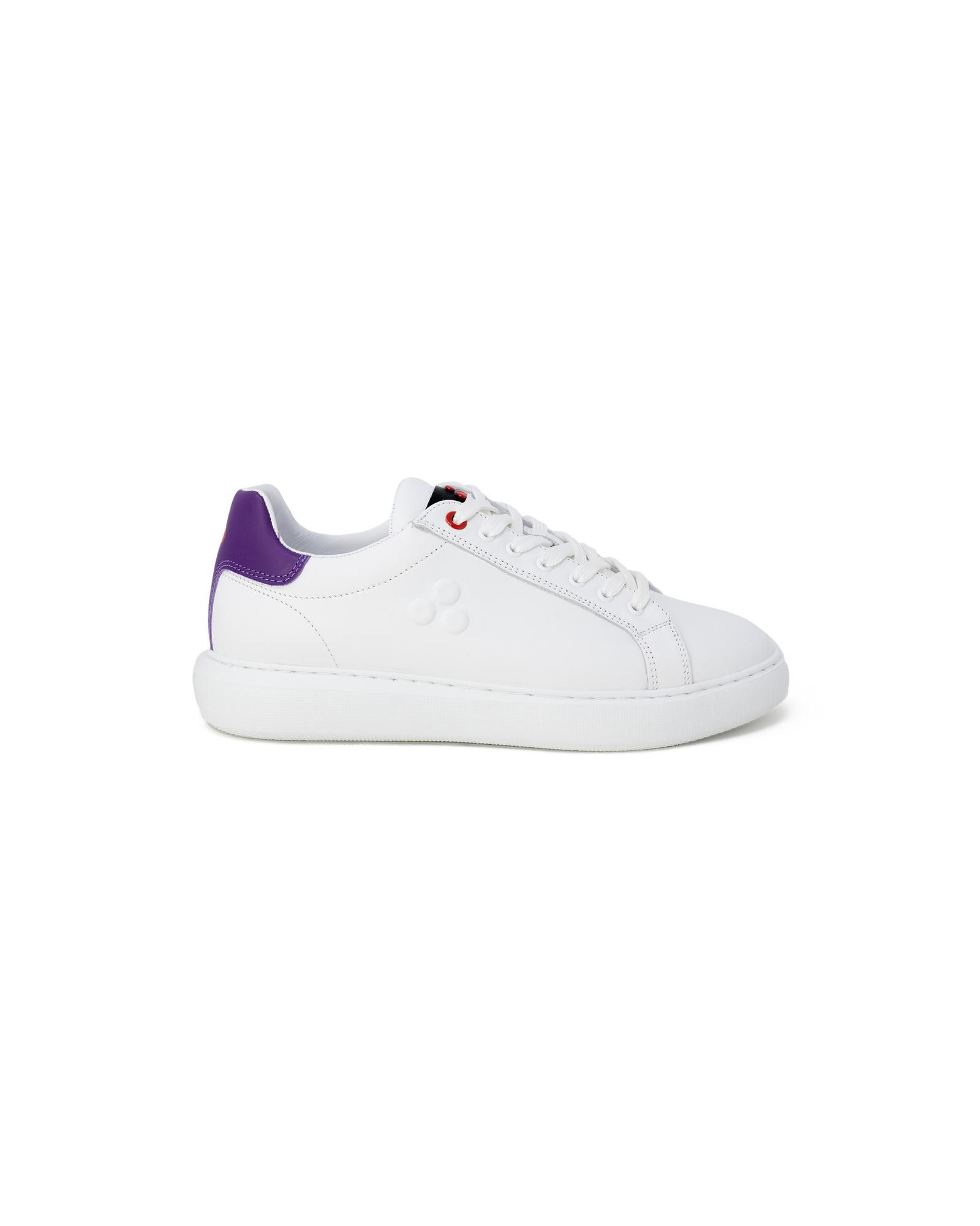image of Peuterey Lace-Up Rubber Sole Sneakers in Purple, Women's (Size 10)