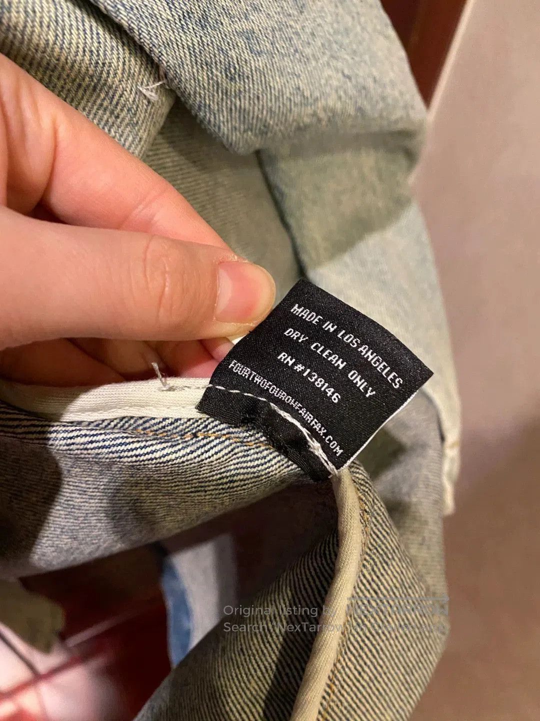 424 424 Men's Long Denim Jacket. Size US S / EU 44-46 / 1 - 5 Thumbnail