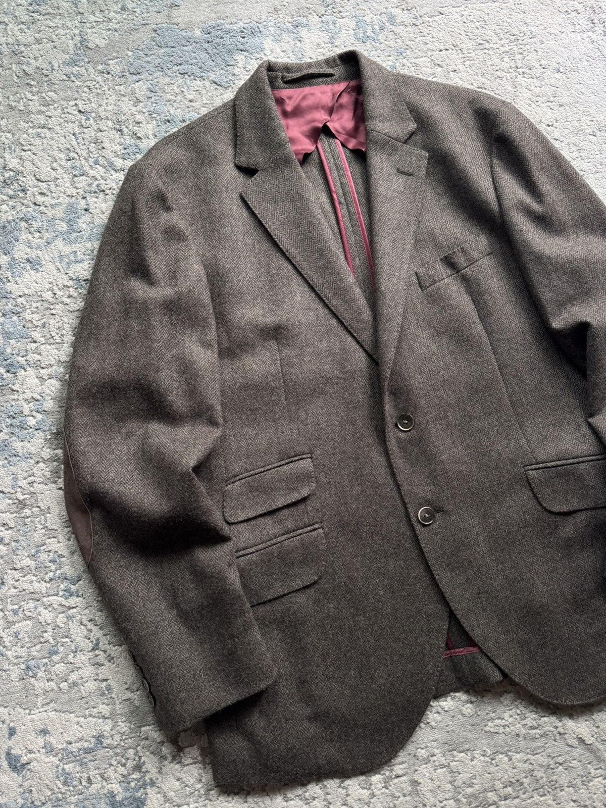 Hackett Hackett By Robert Noble Wool Tweed Blazer Jacket size 54R Size 54R - 3 Thumbnail