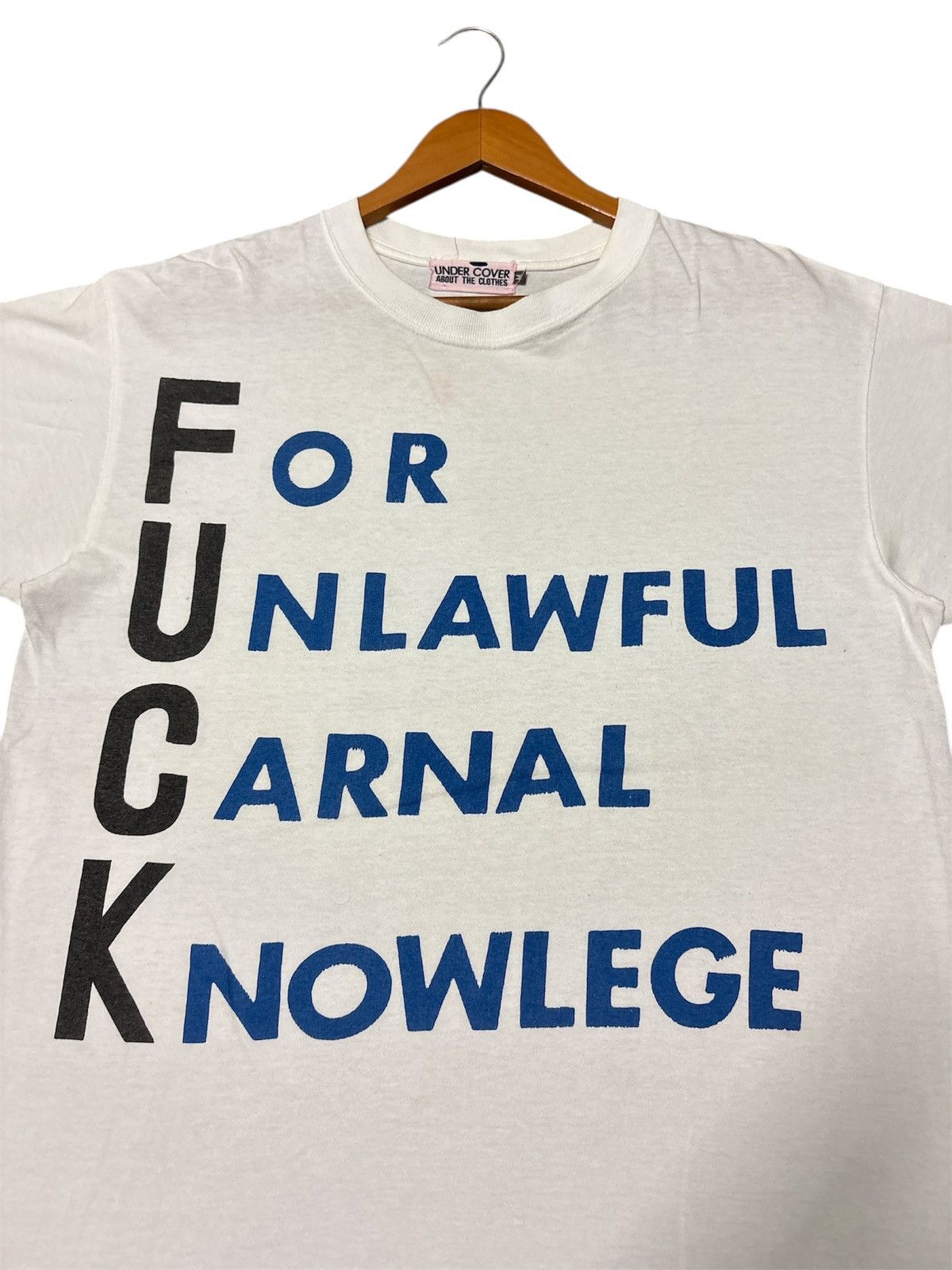 Undercover 💸BINDING OFFER💸VINTAGE 90S UNDERCOVER F.U.C.K TEE💥 Size US M / EU 48-50 / 2 - 5 Thumbnail