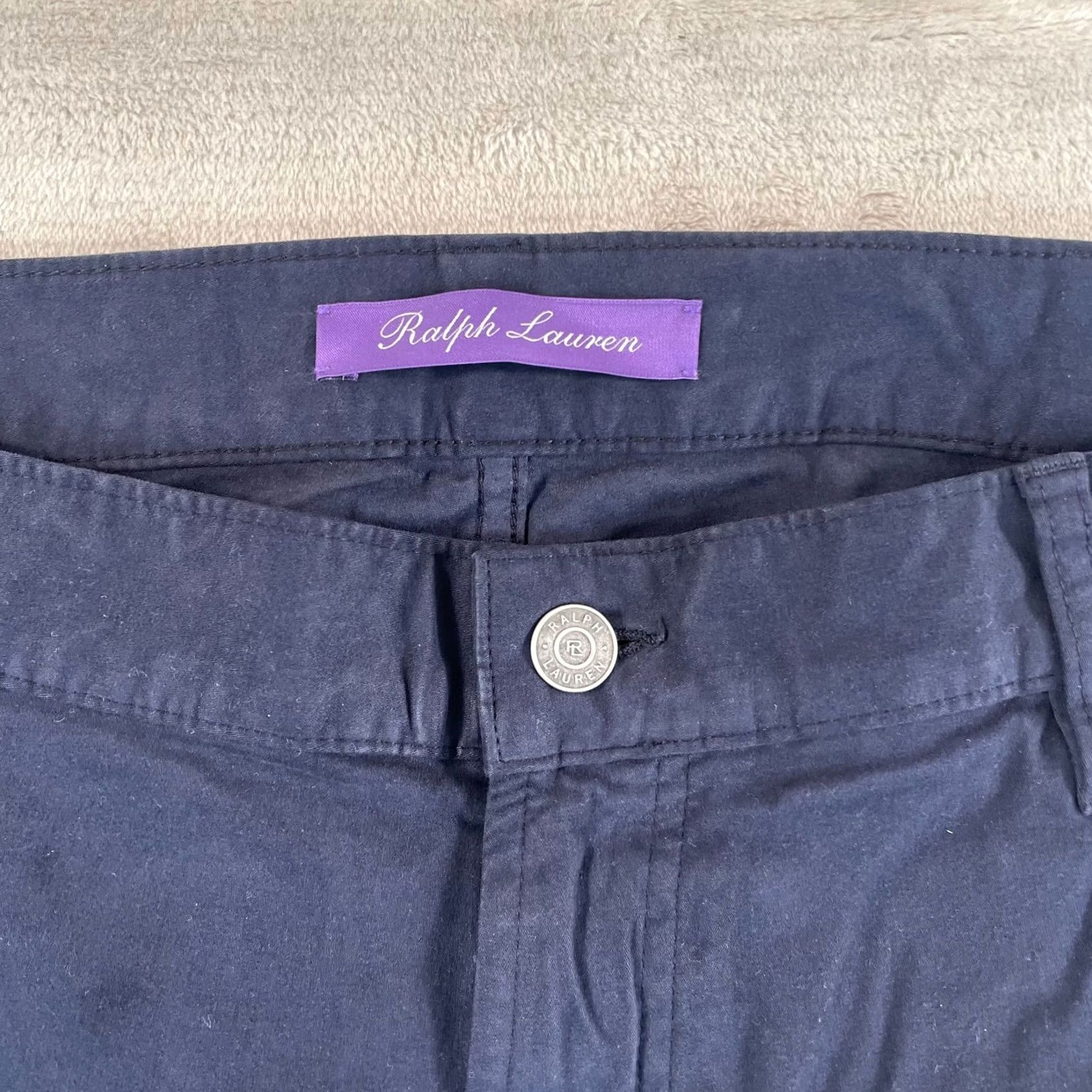 Ralph Lauren Purple Label Ralph Lauren Purple Label Pants Men 38x32 Navy Slim Fit Stretch NWT Chino Flat Front Size 38 Multi-Color Blue Pattern Solid 90s College Preppy Mens Size US 38 / EU 54 - 3 Thumbnail