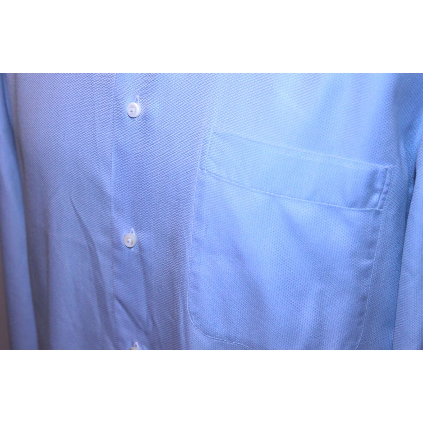 Ermenegildo Zegna Ermenegildo Zegna Blue Dress Shirt Mens 41 16 Size Regular XXL? 41,16 Size US L / EU 52-54 / 3 - 2 Thumbnail