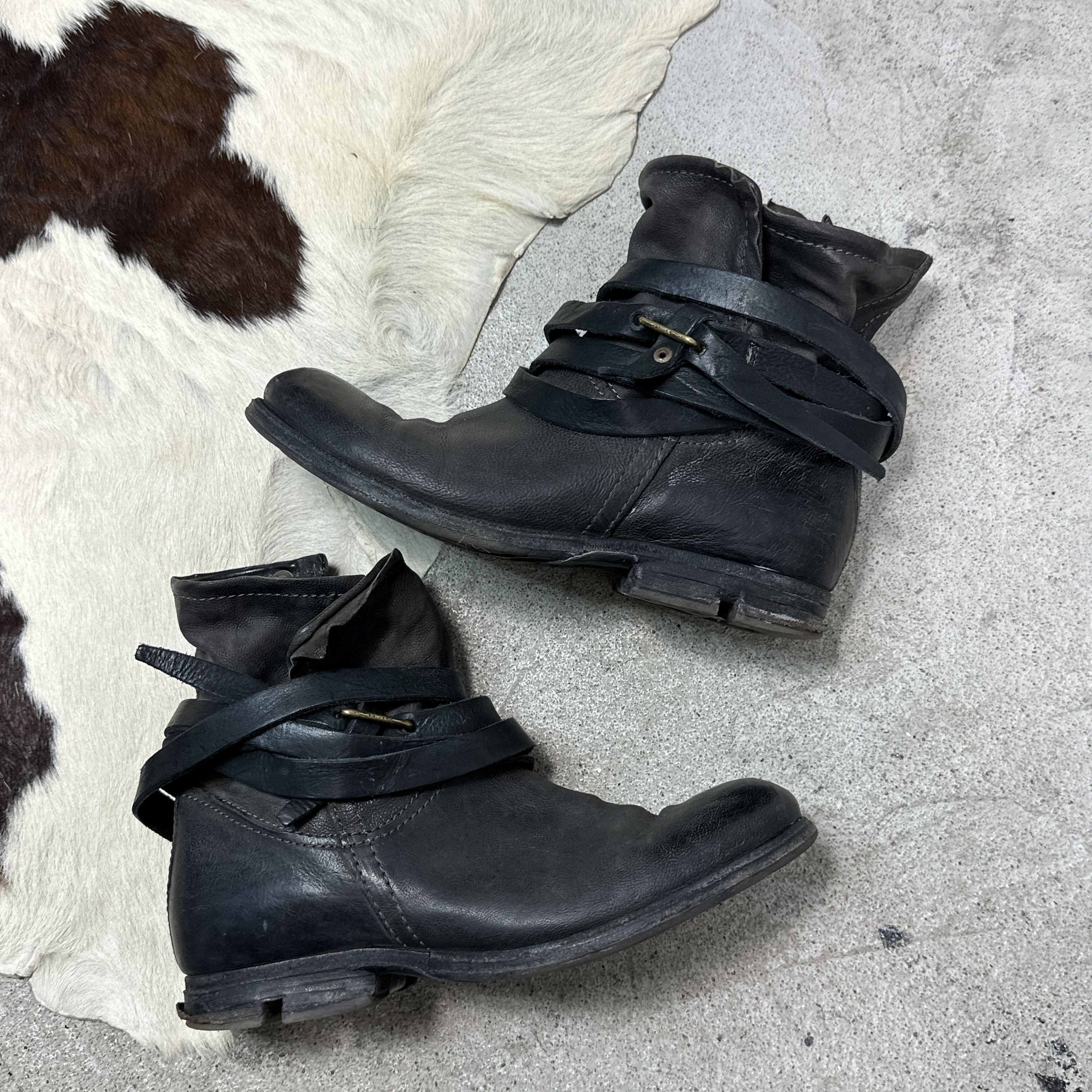 A.S.98 Vintage Leather Airstep Pirate Strapped A.S.98 Boots Y2K Size US 9 / IT 39 - 15 Thumbnail