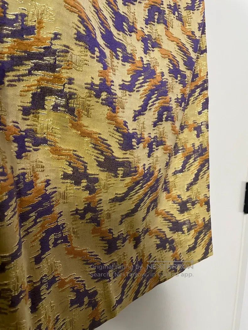 Dries Van Noten Dries Van Noten Brocade Fabric Midi Skirt Size 35" - 2 Thumbnail