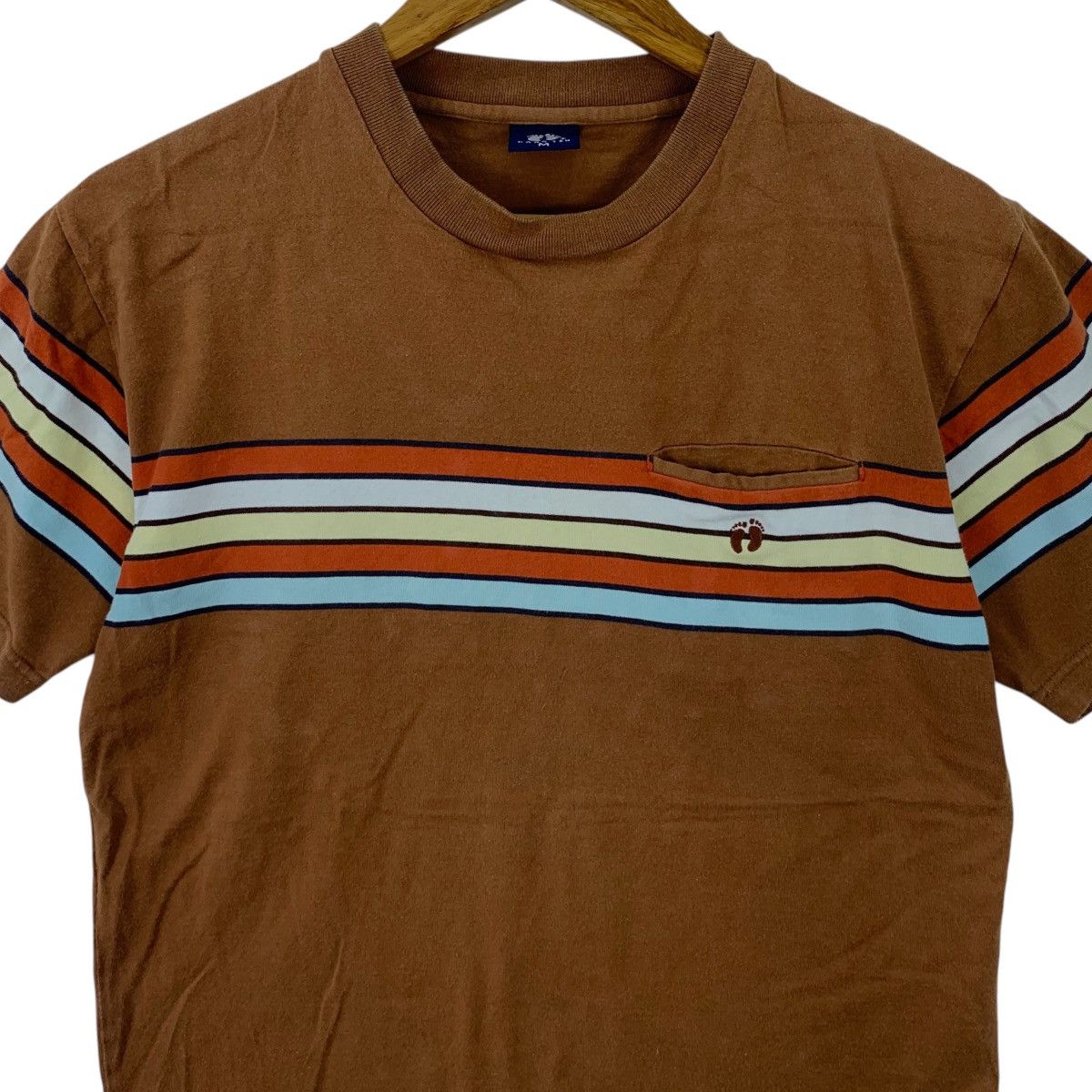Hang Ten Vintage HANG TEN HAWAII Striped Pocket Tee Shirt Top Size US M / EU 48-50 / 2 - 3 Thumbnail