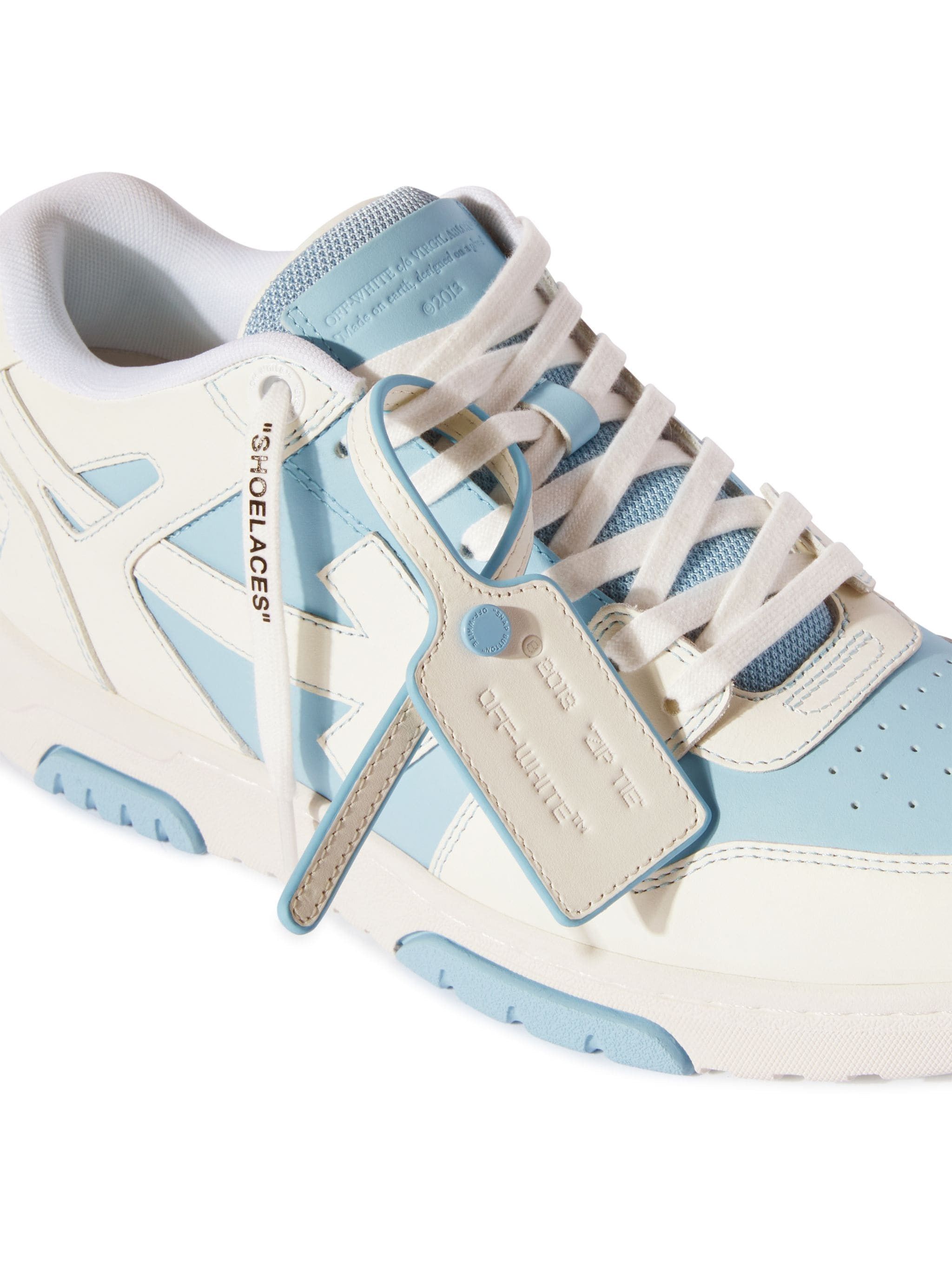 Off-White os11x0226 Out Of Office Sneakers In White/Blue Size US 8 / EU 41 - 4 Thumbnail