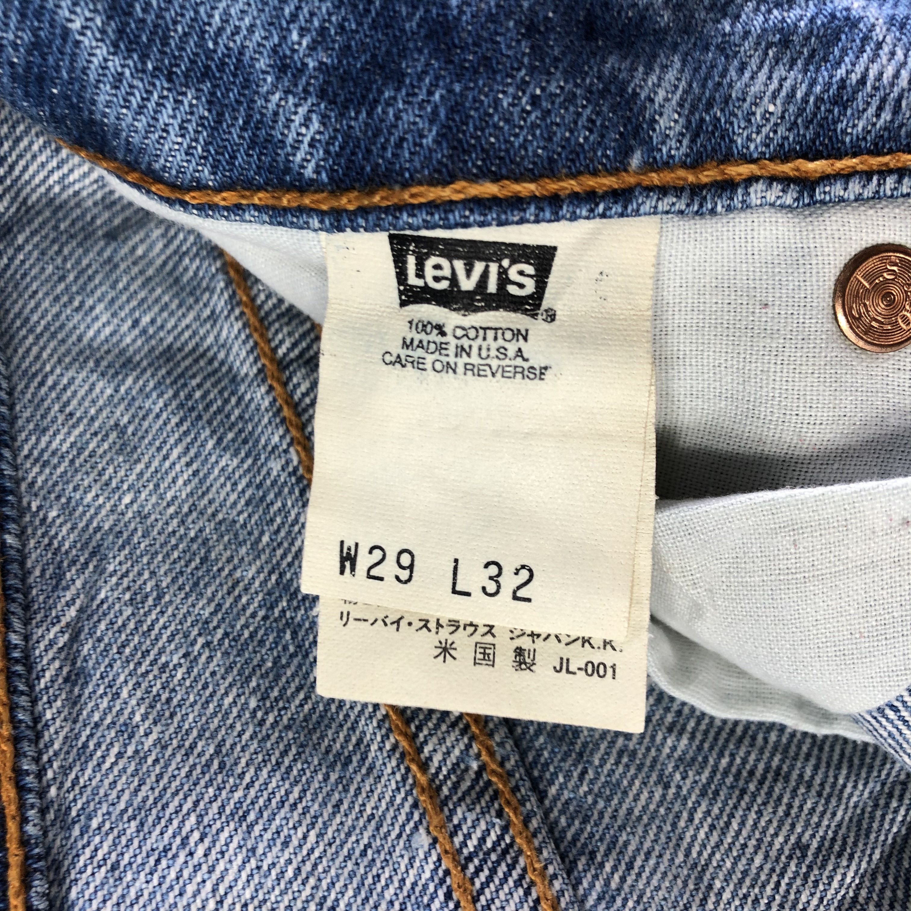 Levi's Vintage Blue Wash Levis 610 Jeans-J4019 Size US 28 / EU 44 - 11 Thumbnail