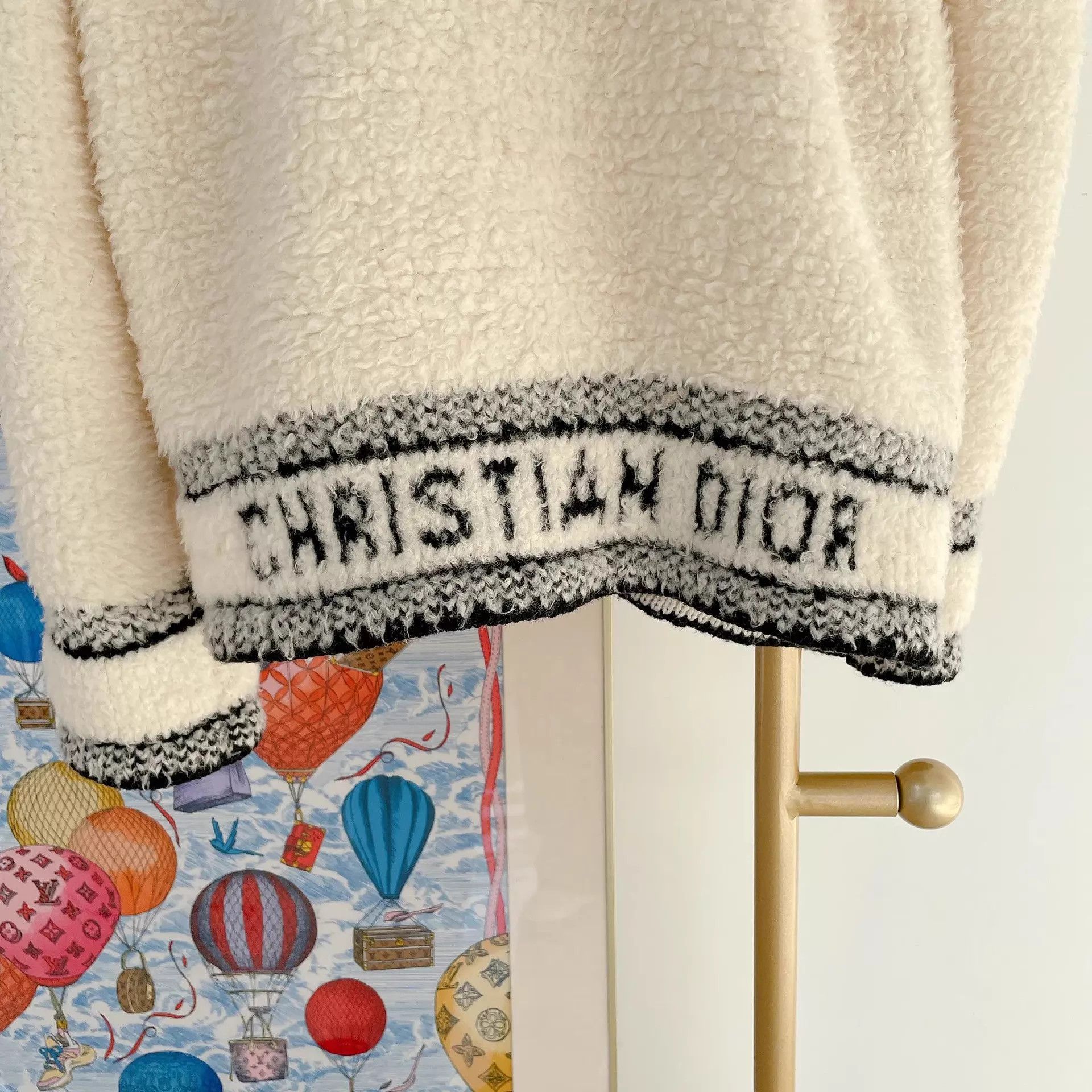 Dior Christian Dior white teddy jacket size S Size S / US 4 / IT 40 - 5 Thumbnail