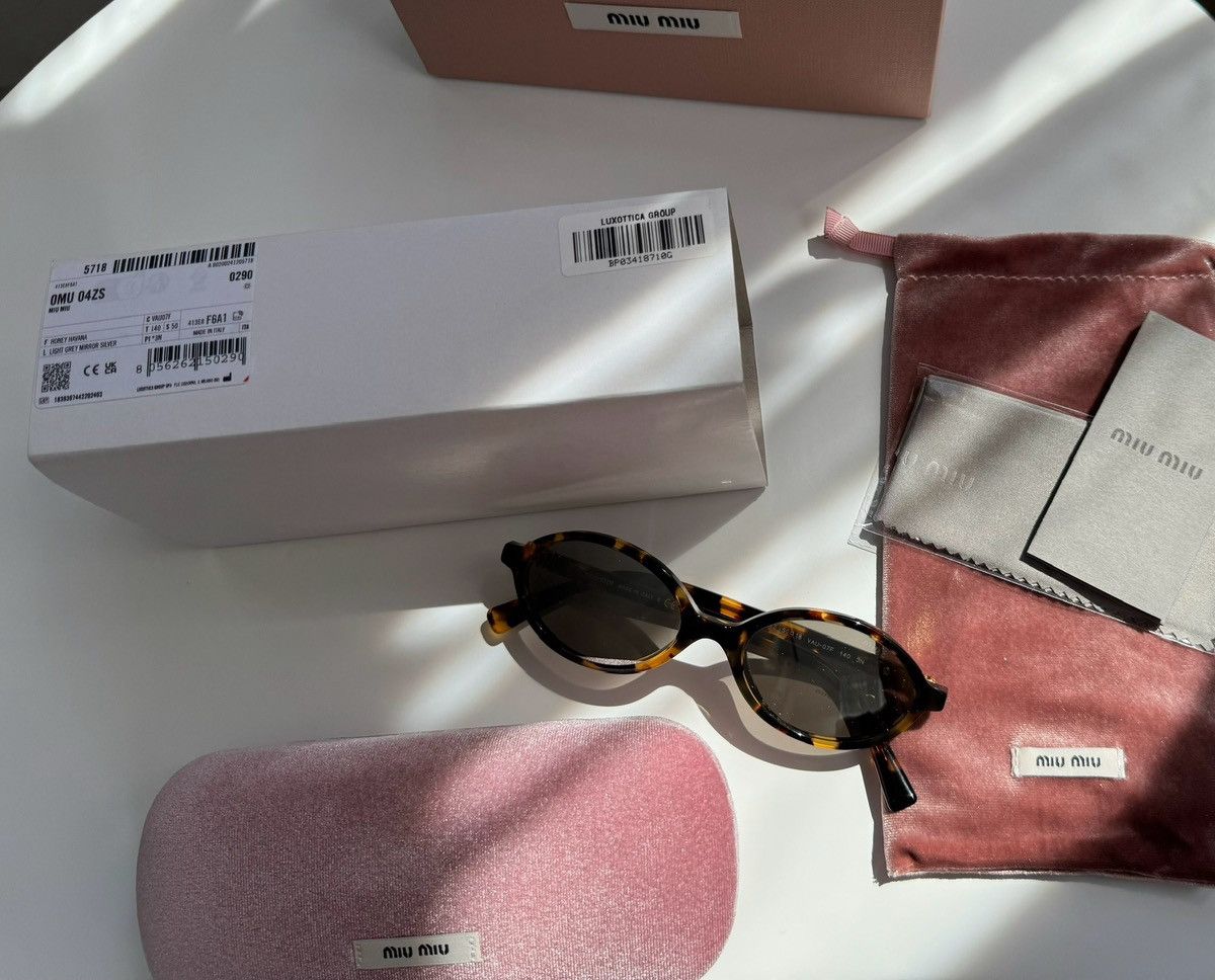 Miu Miu NEW Miu Miu sunglasses MU 04ZS VAU-07F Size ONE SIZE - 8 Thumbnail