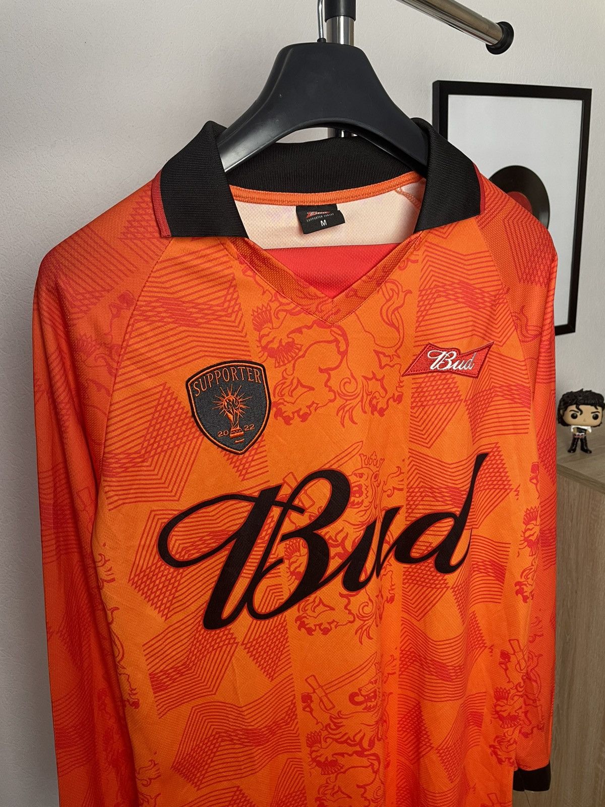 Band Tees Bud Supporter Netherlands 22s SoccerJersey M Size US M / EU 48-50 / 2 - 5 Thumbnail