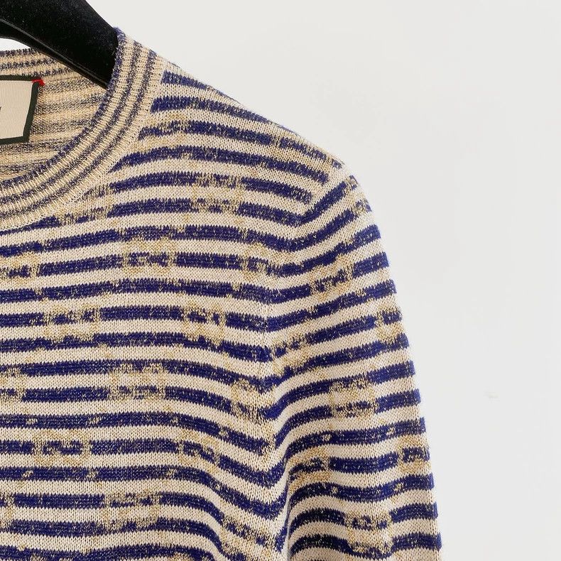 Gucci Gucci Double G striped knitwear Size US XXS / EU 40 - 4 Thumbnail