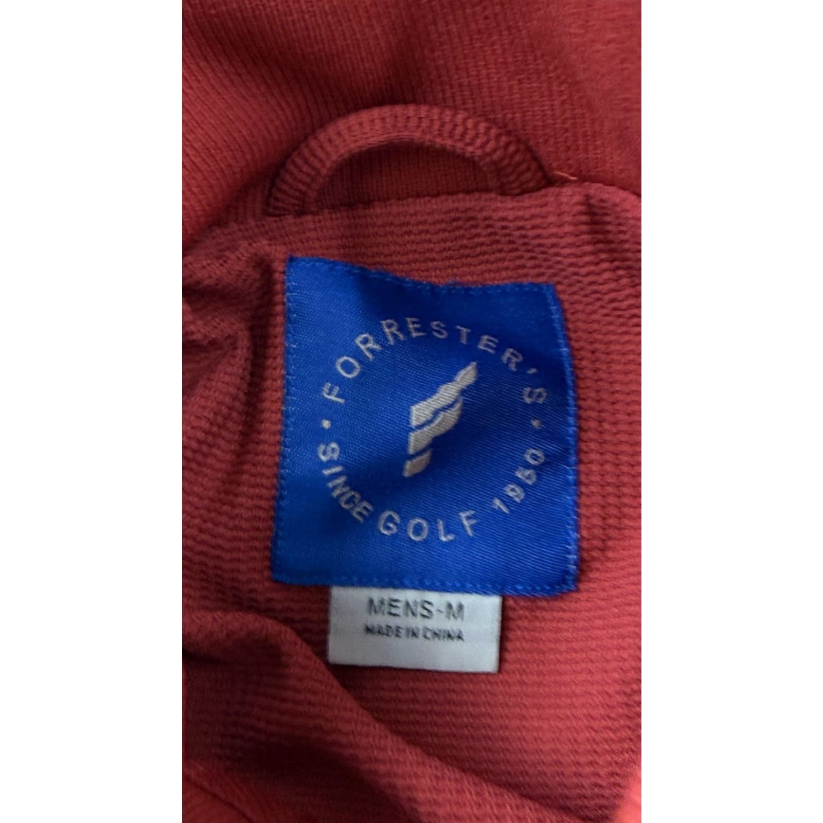 Vintage Forrester's Golf Sweater Mens Medium Red 1/4 Zip Pullover Waffle Knit Mock Neck Long Sleeve Pullover Dress Shirt? Size US M / EU 48-50 / 2 - 5 Thumbnail