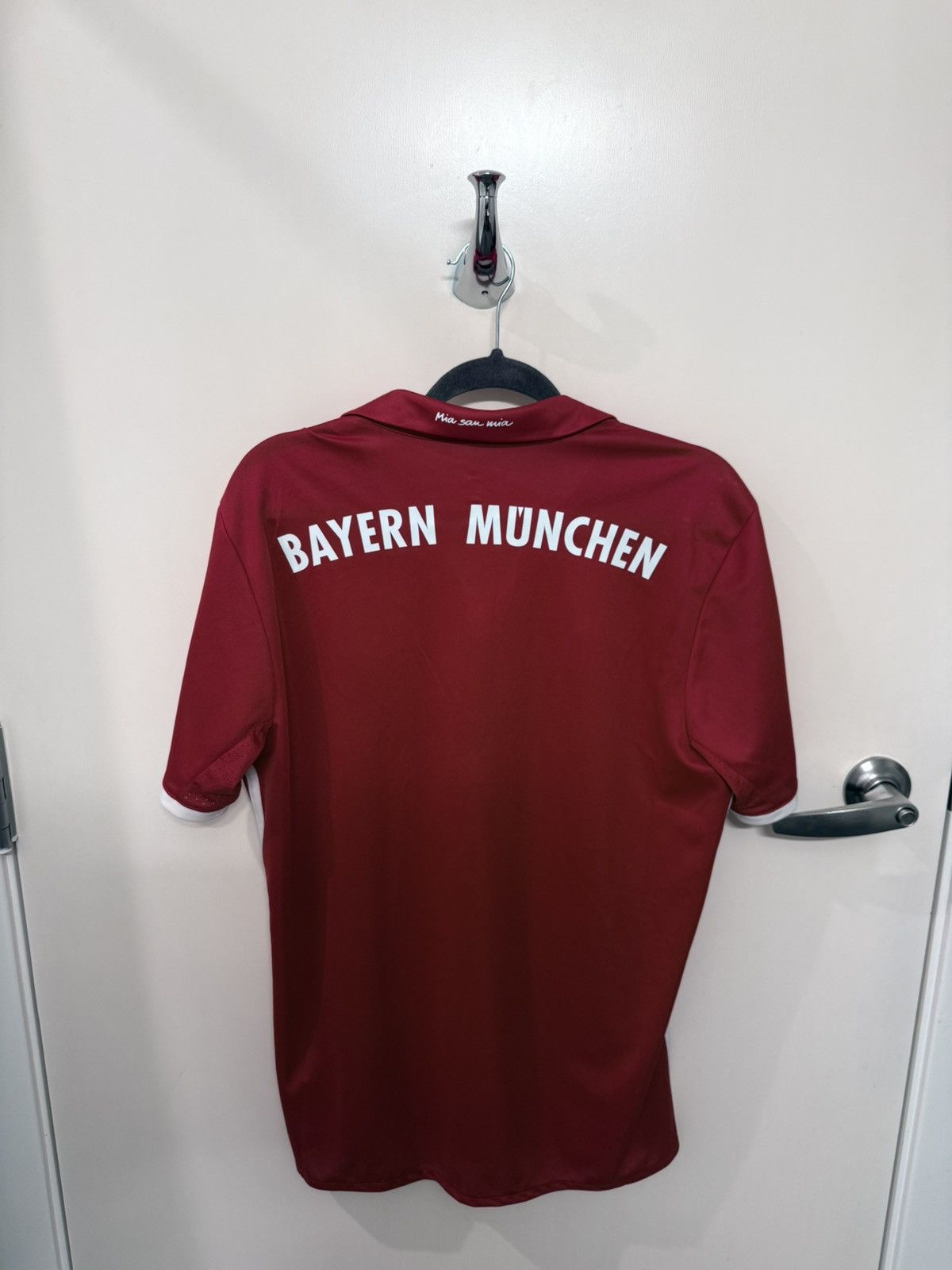 Adidas Bayern Munich Red Collar Jersey Kit Size US L / EU 52-54 / 3 - 3 Thumbnail
