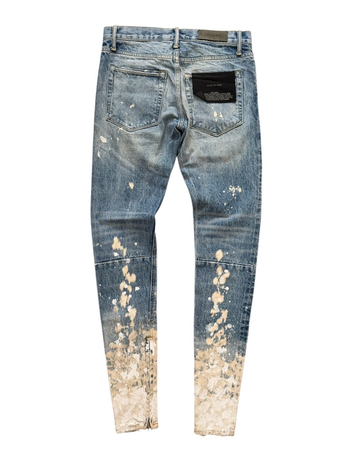 Fear of God Fifth Collection Painted Denim Blue Size US 30 / EU 46 - 2 Thumbnail