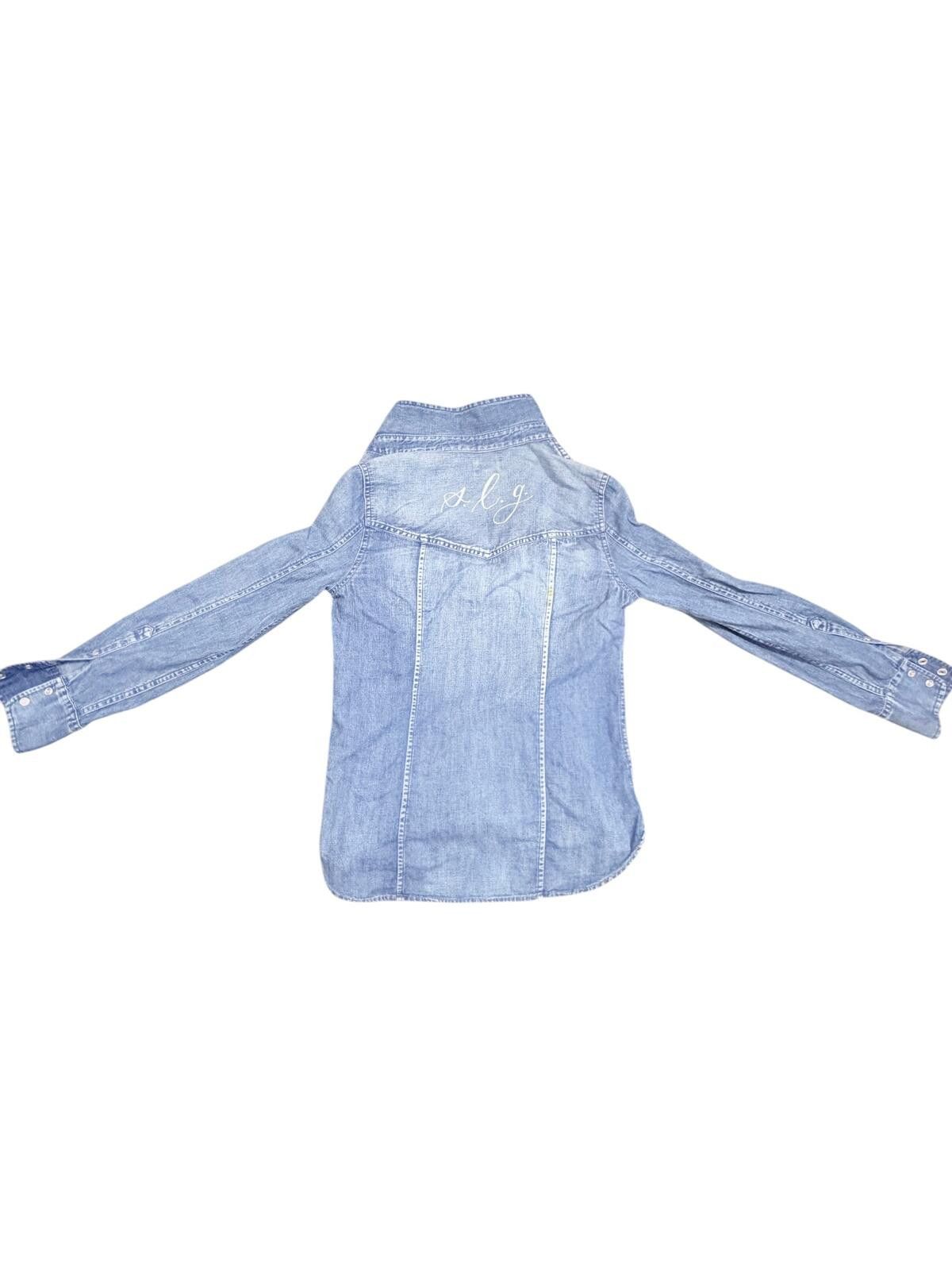 J.Crew J.Crew Embroidered Chambray Western Shirt Size 0 Women's XS Size XS / US 0-2 / IT 36-38 - 6 Thumbnail
