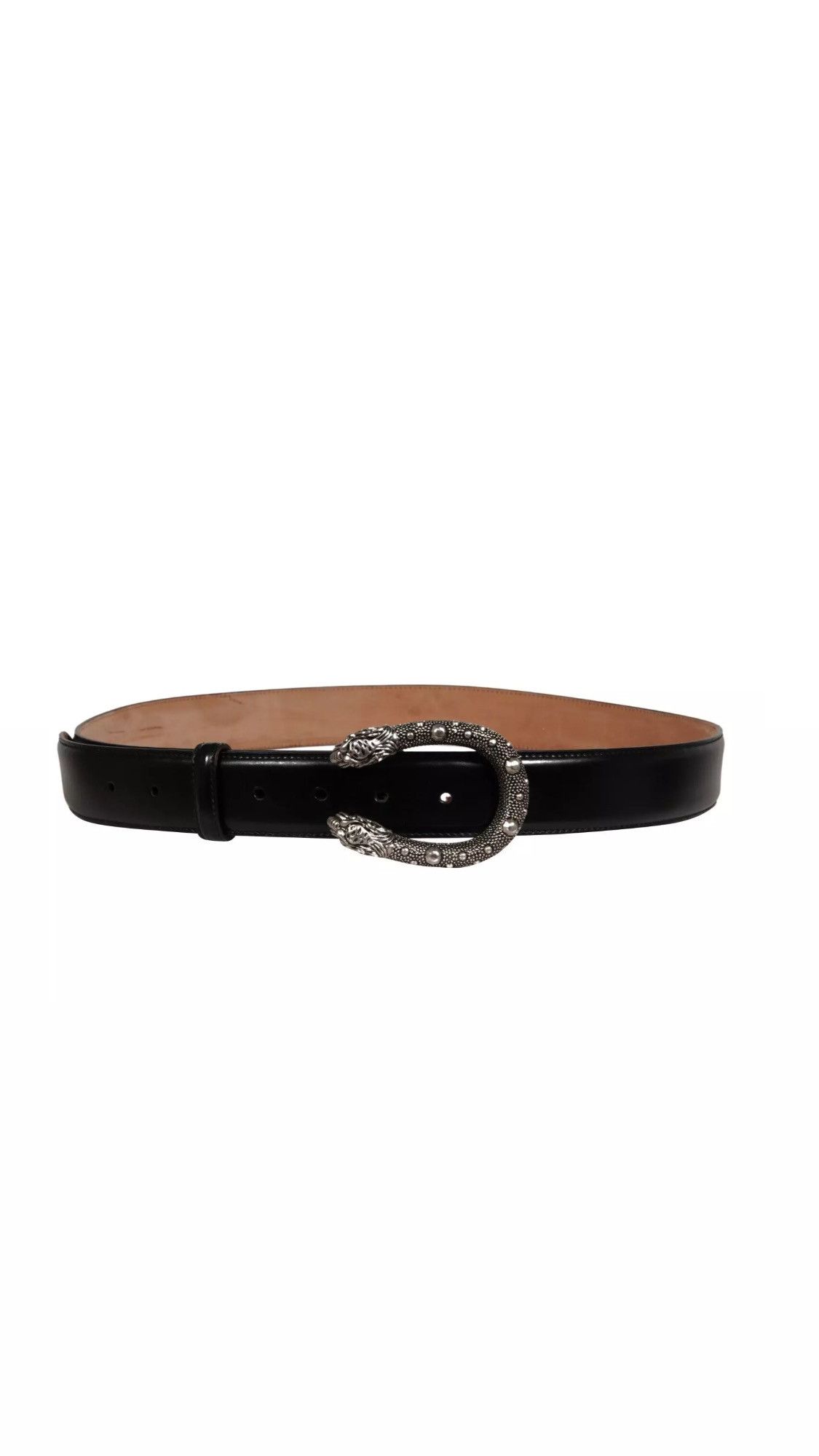 Dionysus Serpent Belt Size 105 42 34 36 Black Leather