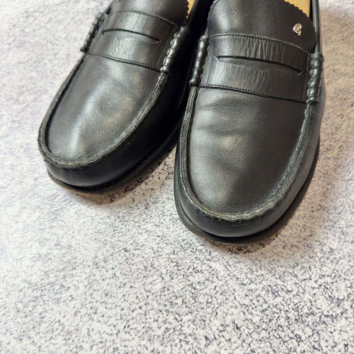 Designer × Handmade Greve Mohawk Penny Loafers US10.5 UK10 EU44.5 29cm Size US 10.5 / EU 43-44 - 7 Thumbnail