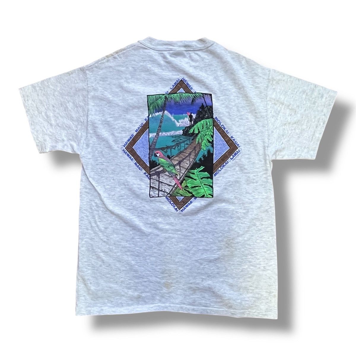Vintage Real Vintage Hawaii 1992 Happy Shirts Inc Single Stitch Size US L / EU 52-54 / 3 - 1 Thumbnail