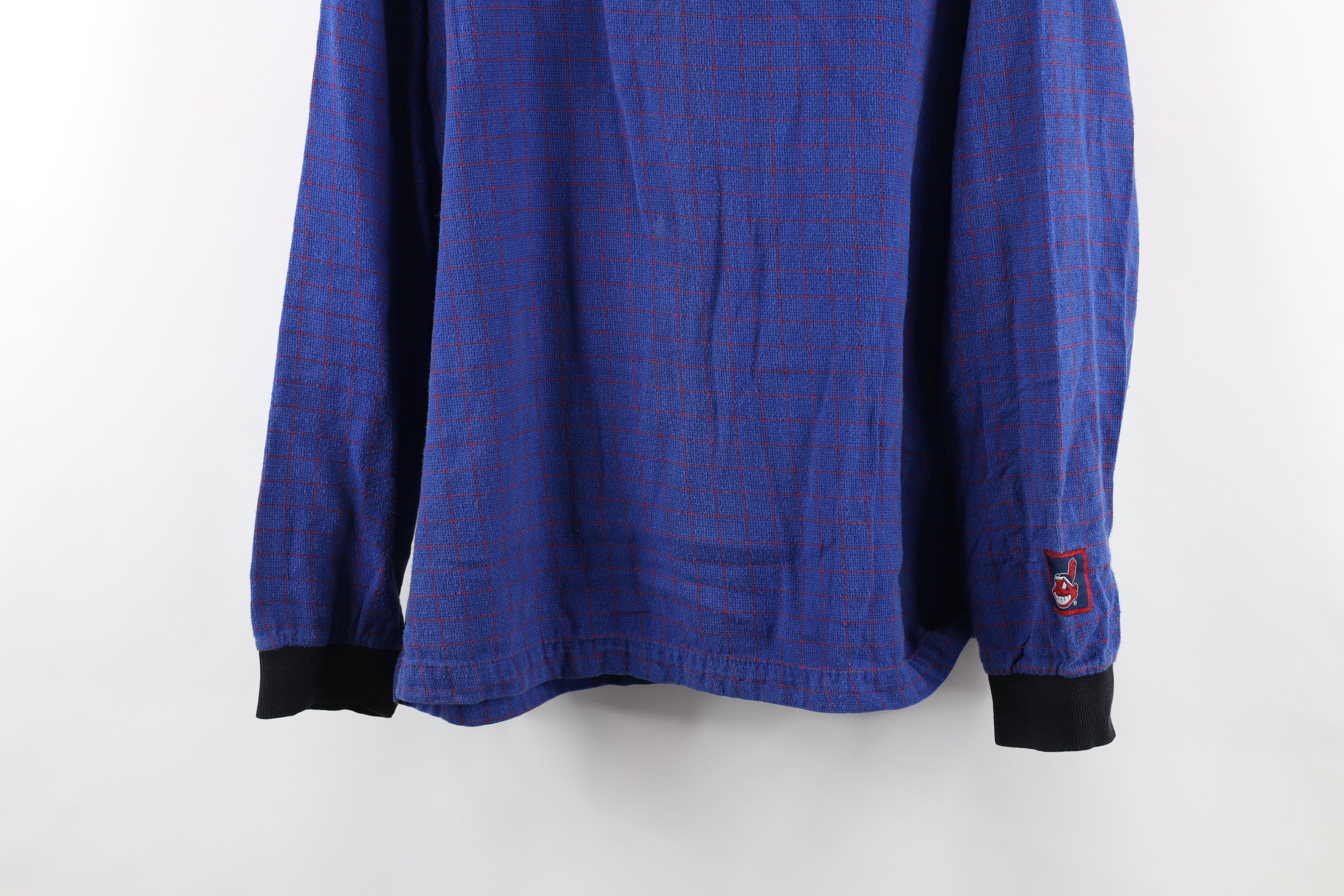 Vintage Vintage 90s Cleveland Indians Baseball Long Sleeve T-Shirt Size US M / EU 48-50 / 2 - 3 Thumbnail