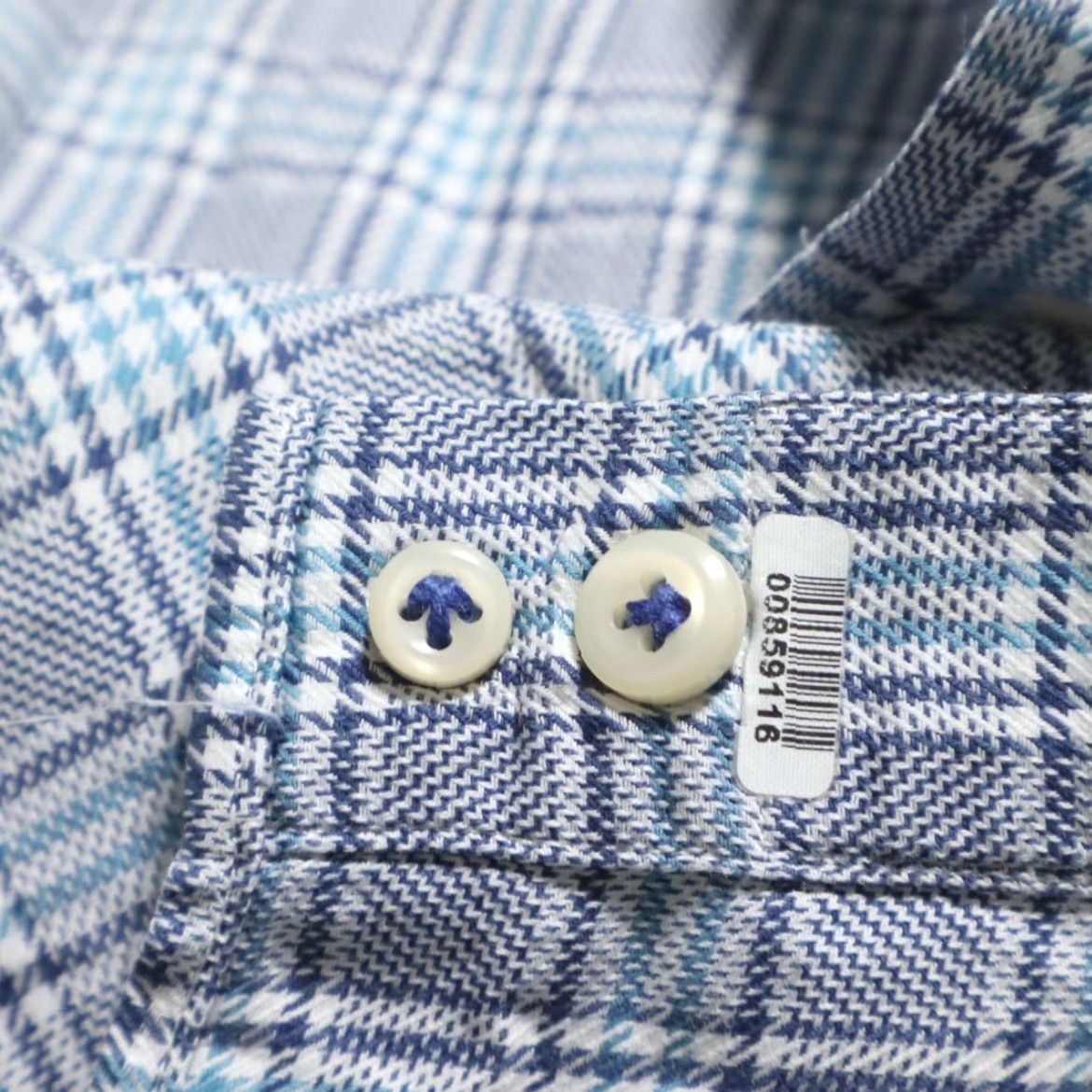 Peter Millar Peter Millar Shirt Men Long Sleeve Button Up Plaid Light Tweed Cotton L Multi-Colored Size US L / EU 52-54 / 3 - 6 Thumbnail