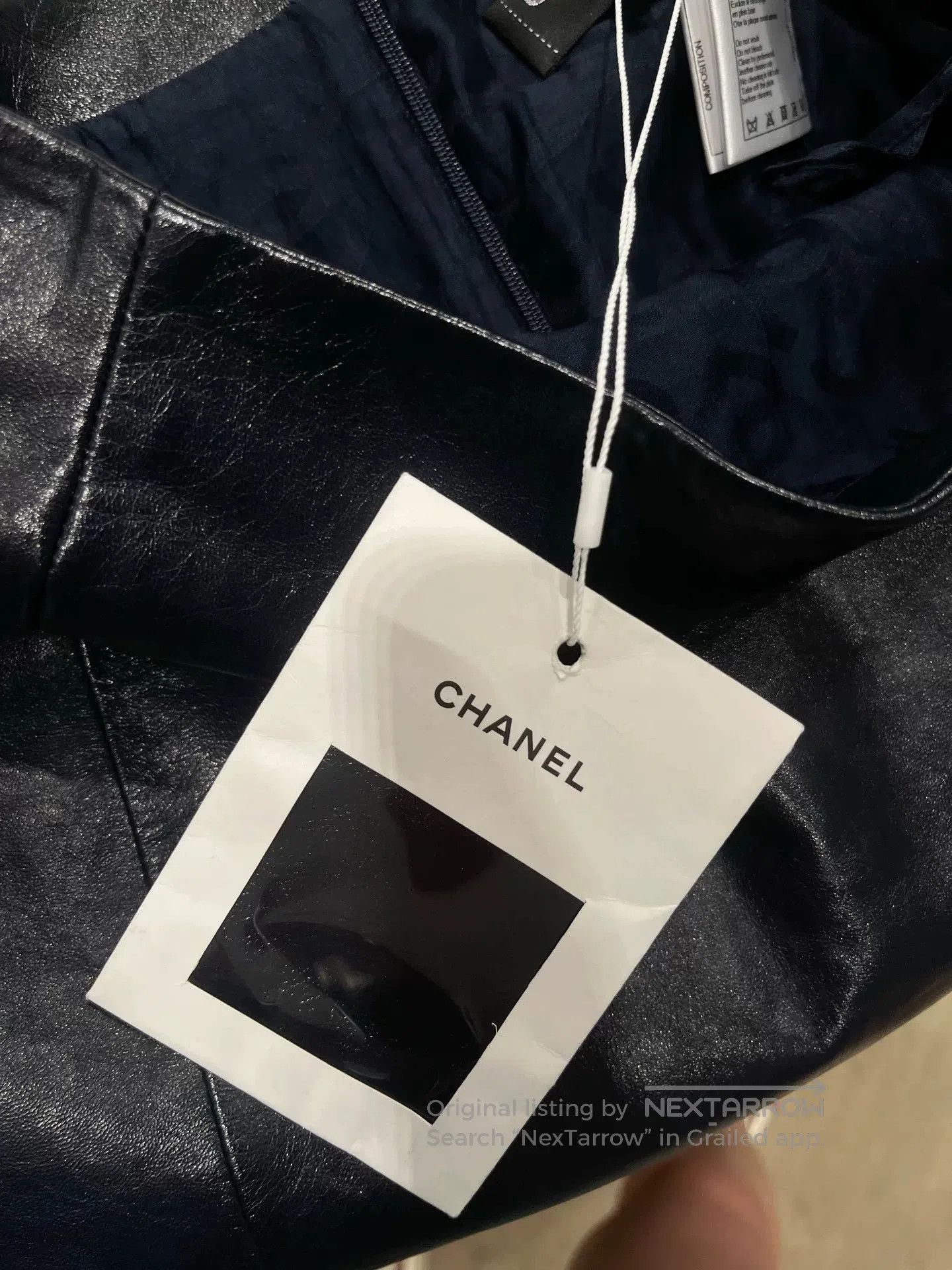 Chanel Chanel Leather Skirt FR34. Size US 34 / EU 50 - 3 Thumbnail