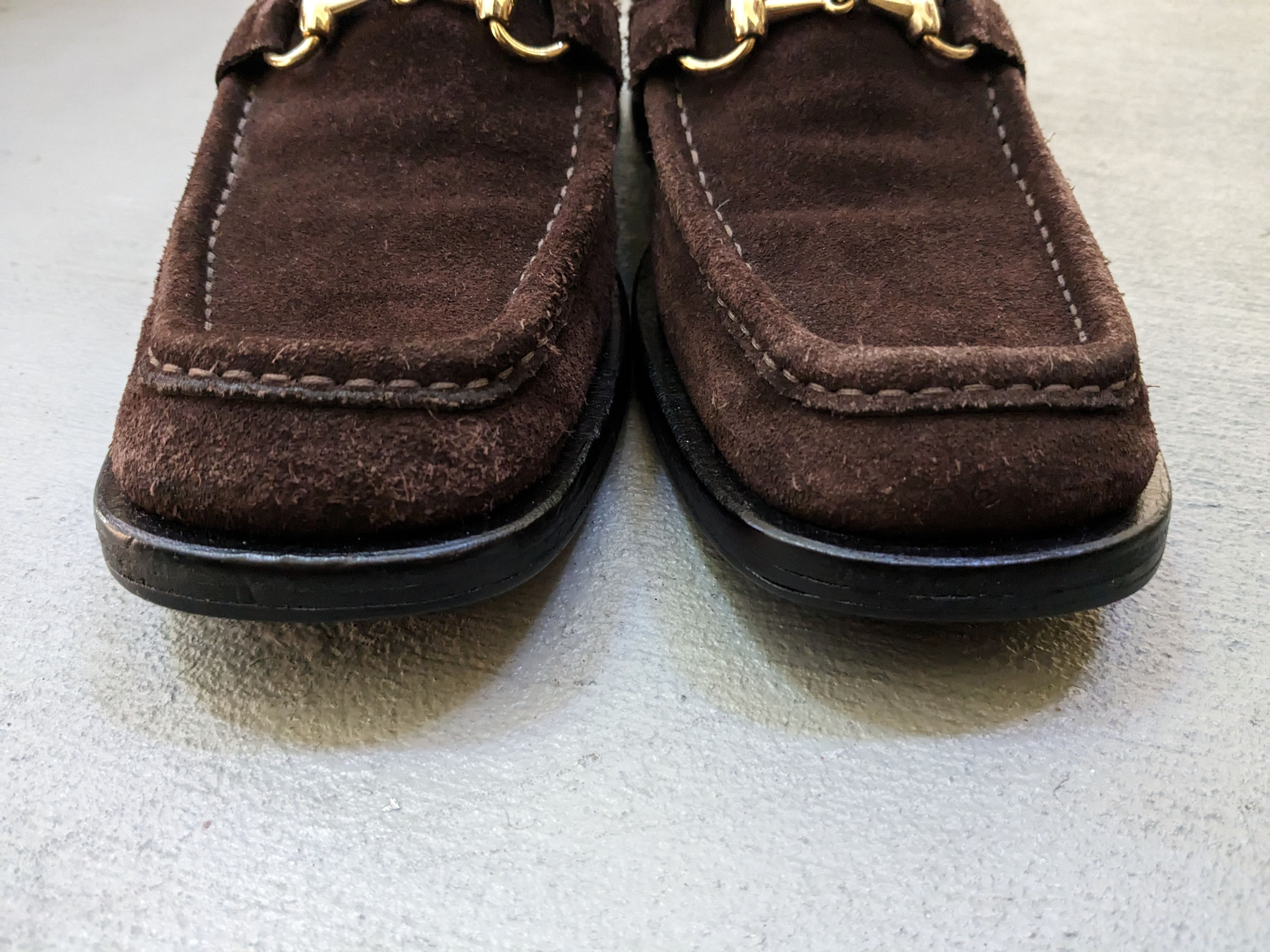 Gucci Gucci Horsebit Loafers Brown Suede Leather 9 Italy Slip On Size US 9 / EU 42 - 2 Thumbnail