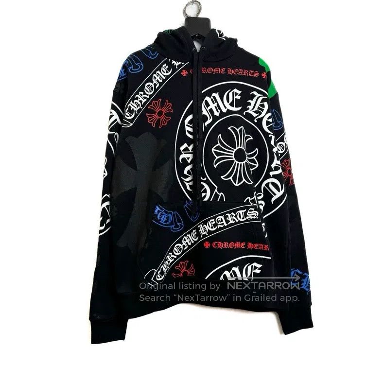 Chrome Hearts CHROME HEARTS Size XL Graffiti hoodie Size US XL / EU 56 / 4 - 1 Thumbnail
