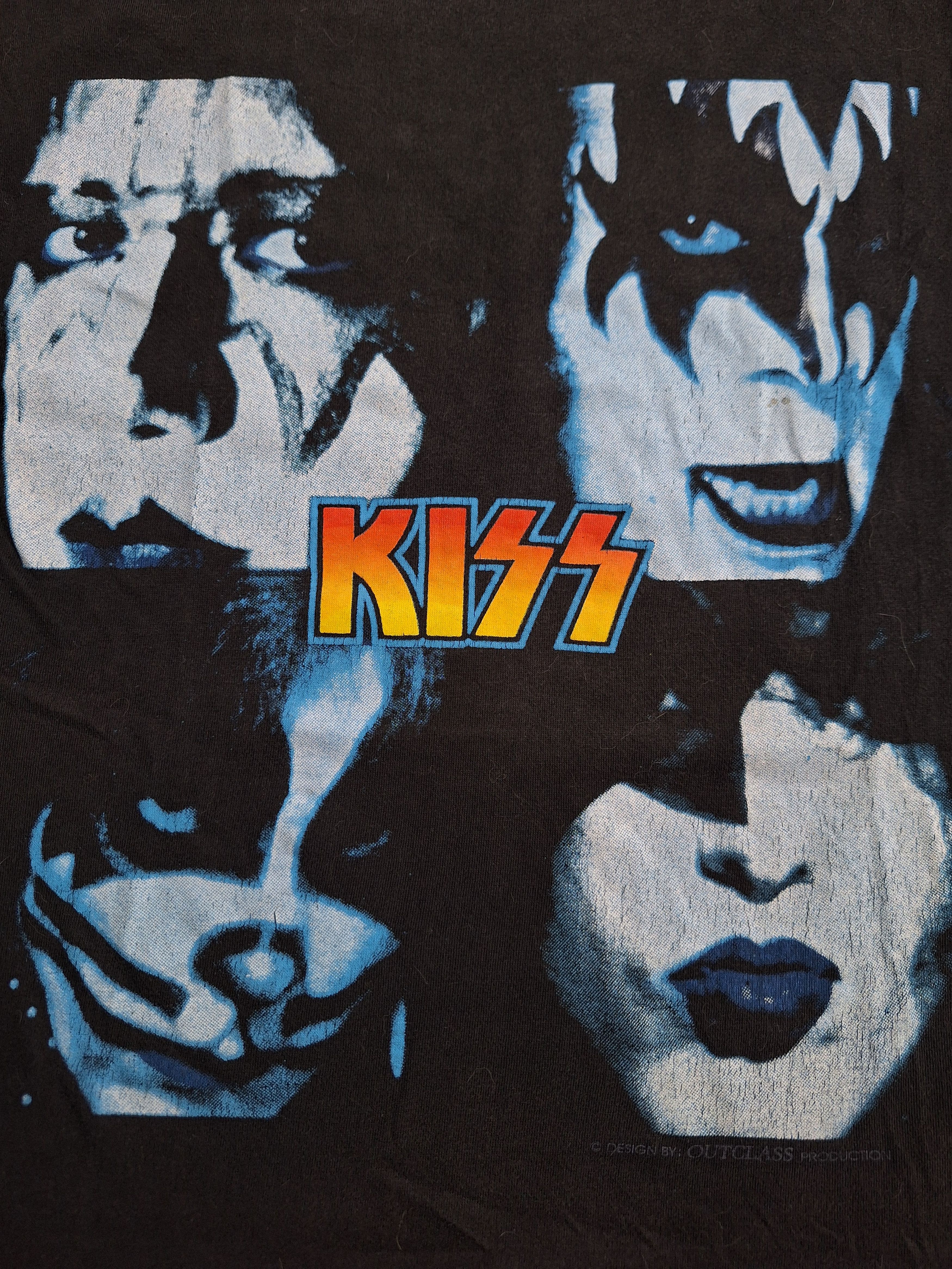 Vintage 🔥RARE🔥 Vintage 90s Kiss band album very best graphic Size US L / EU 52-54 / 3 - 3 Thumbnail