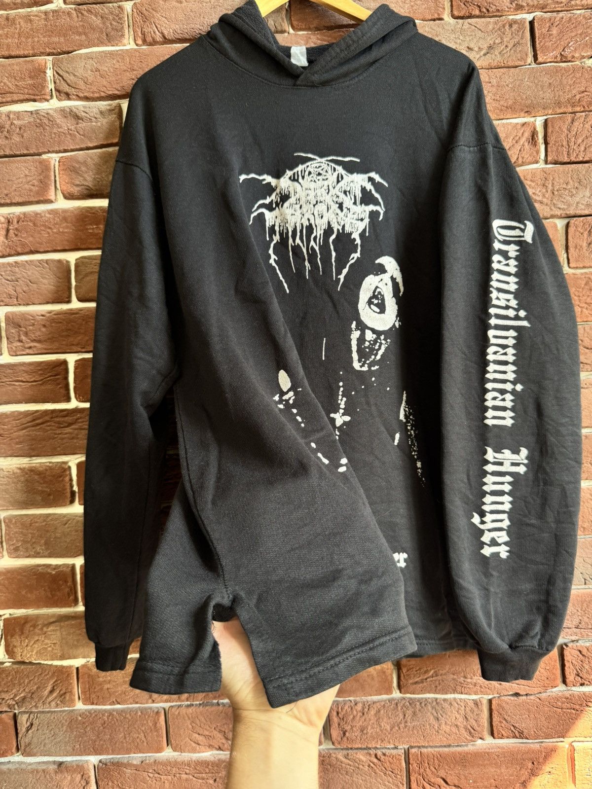 Band Tees Rare 90s DARKTHRONE Transilvanian Vintage Band Metal Hoodie Size US XL / EU 56 / 4 - 5 Thumbnail