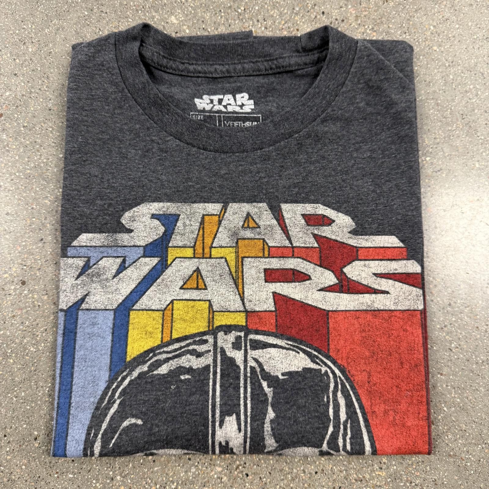 Designer FifthSun Star Wars Lord Darth Vader Retro Spellout Tee - M Size US L / EU 52-54 / 3 - 6 Thumbnail