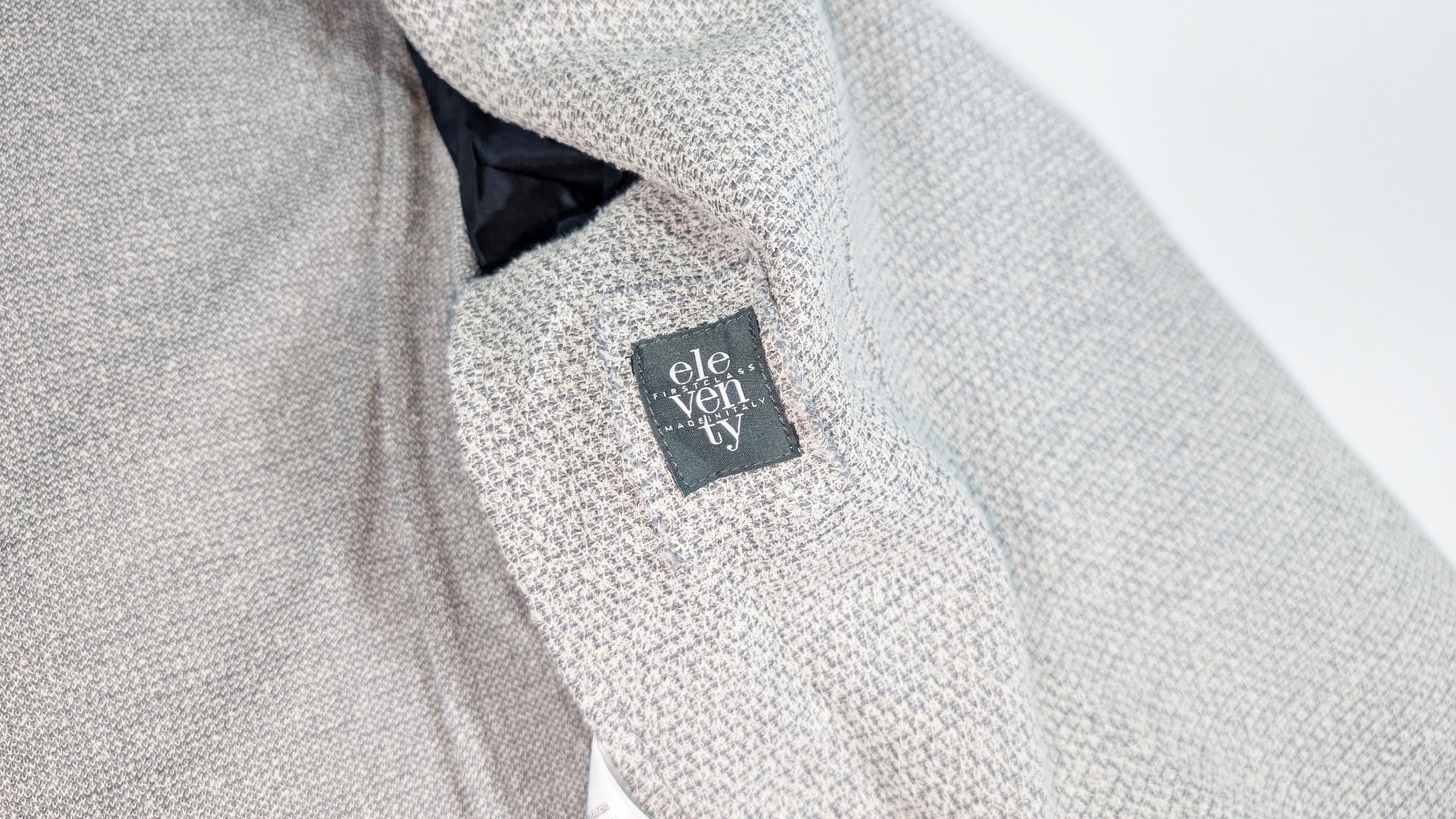 Eleventy Eleventy Textured Stretch Cotton Blazer Jacket Size 40 Size S / US 4 / IT 40 - 7 Thumbnail