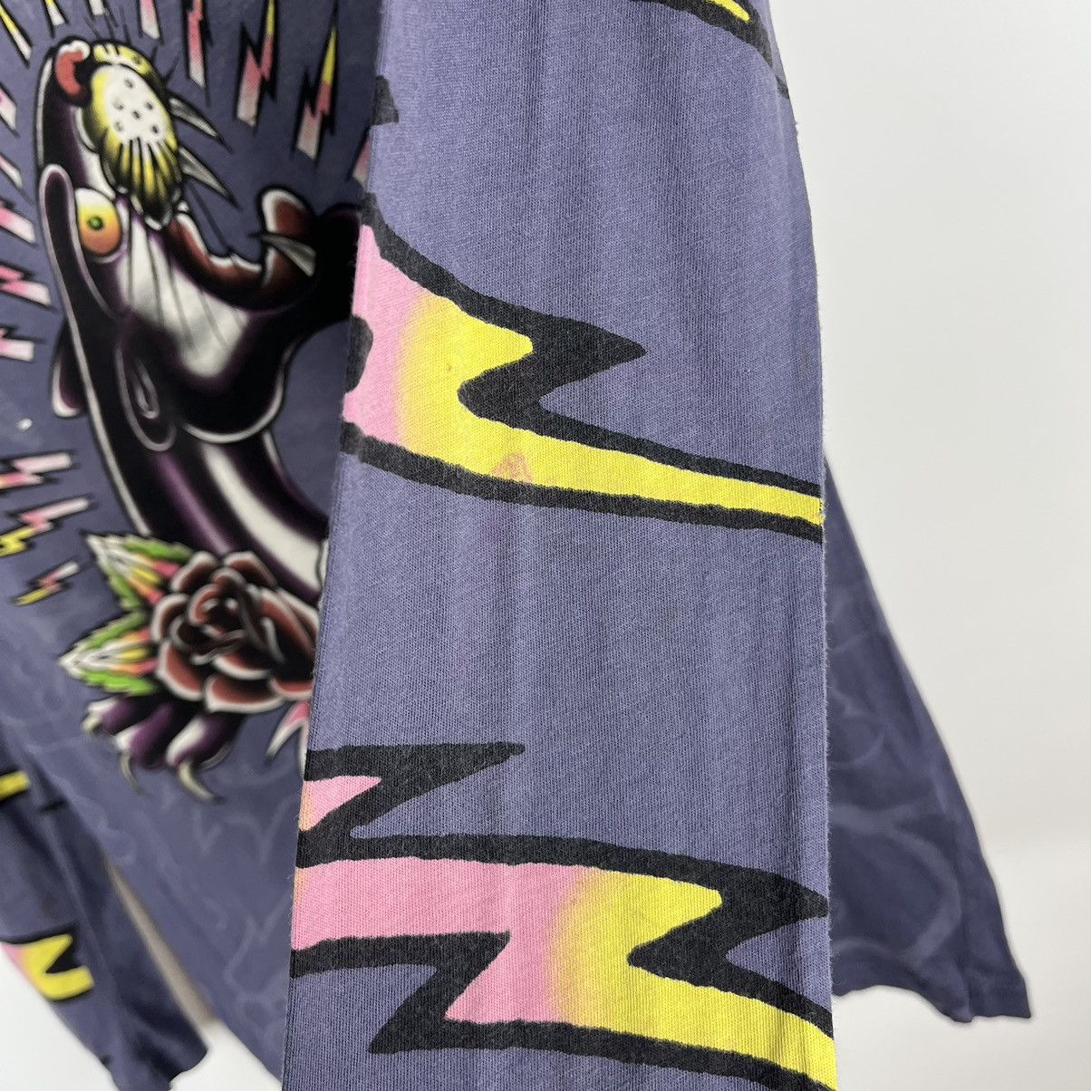 Ed Hardy Vintage Ed Hardy rare AOP panther longsleeve 90’s Size L / US 10 / IT 46 - 14 Thumbnail