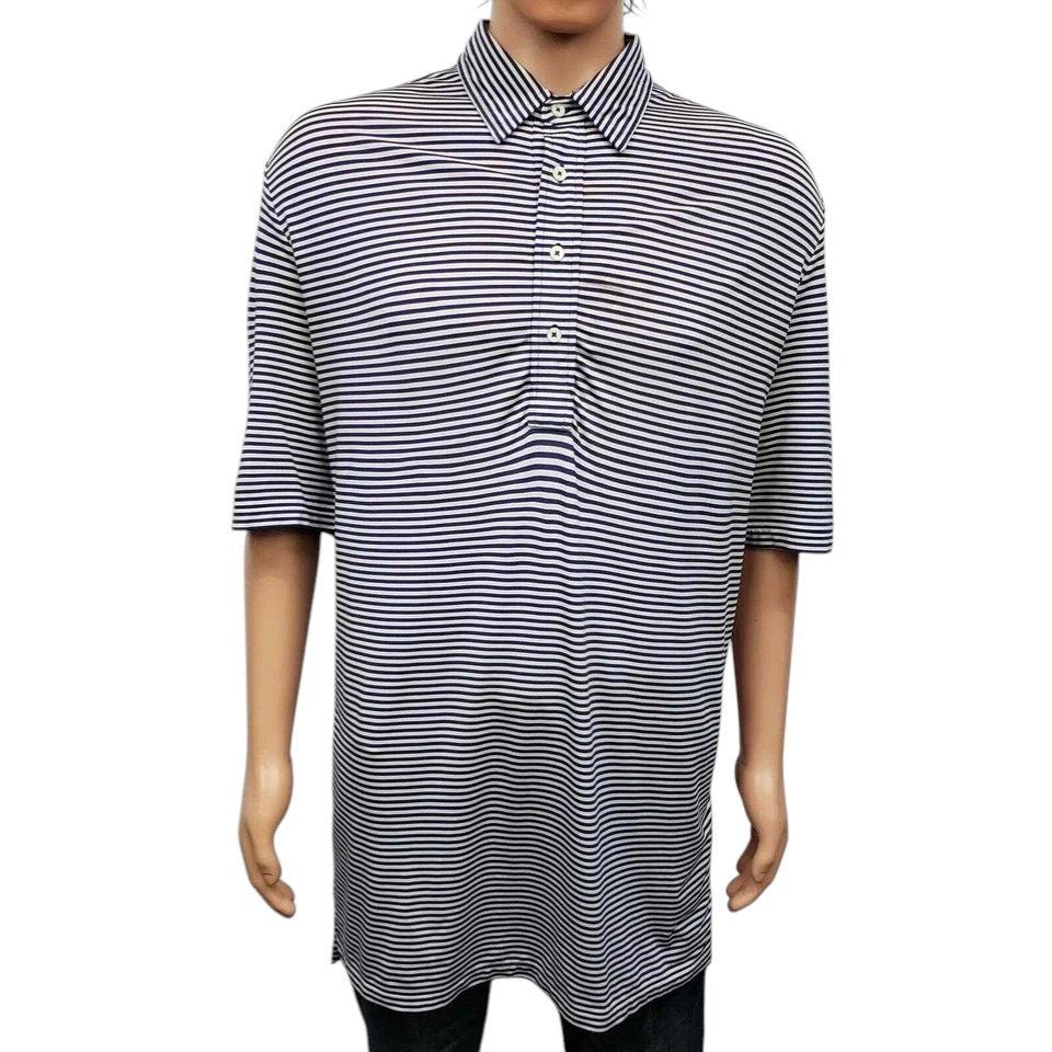 RLX Ralph Lauren RLX Ralph Lauren Golf Performance Polo Shirt XL Striped Size US XL / EU 56 / 4 - 6 Thumbnail