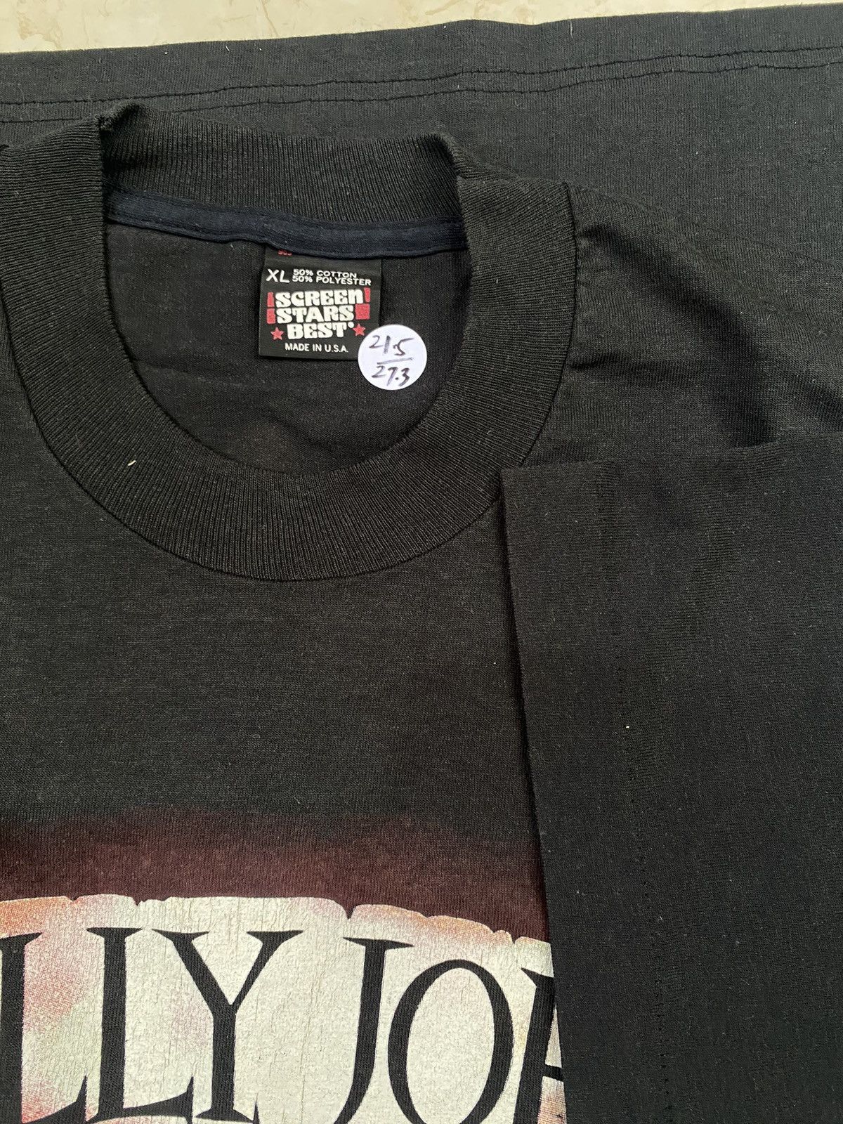 Band Tees 💥VINTAGE BILLY JOEL singer / songwriter pop rock tee shirt Size US XL / EU 56 / 4 - 6 Thumbnail