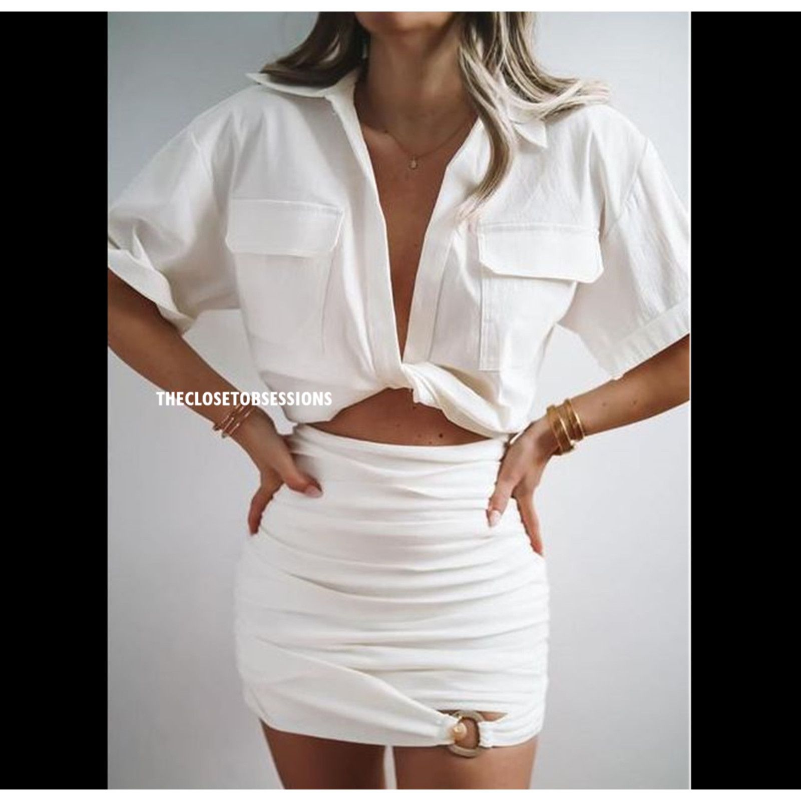 Zara ZARA BLOGGER FAVE!!! Linen Blend Mini Skirt NWT Size 28" / US 6 / IT 42 - 2 Thumbnail